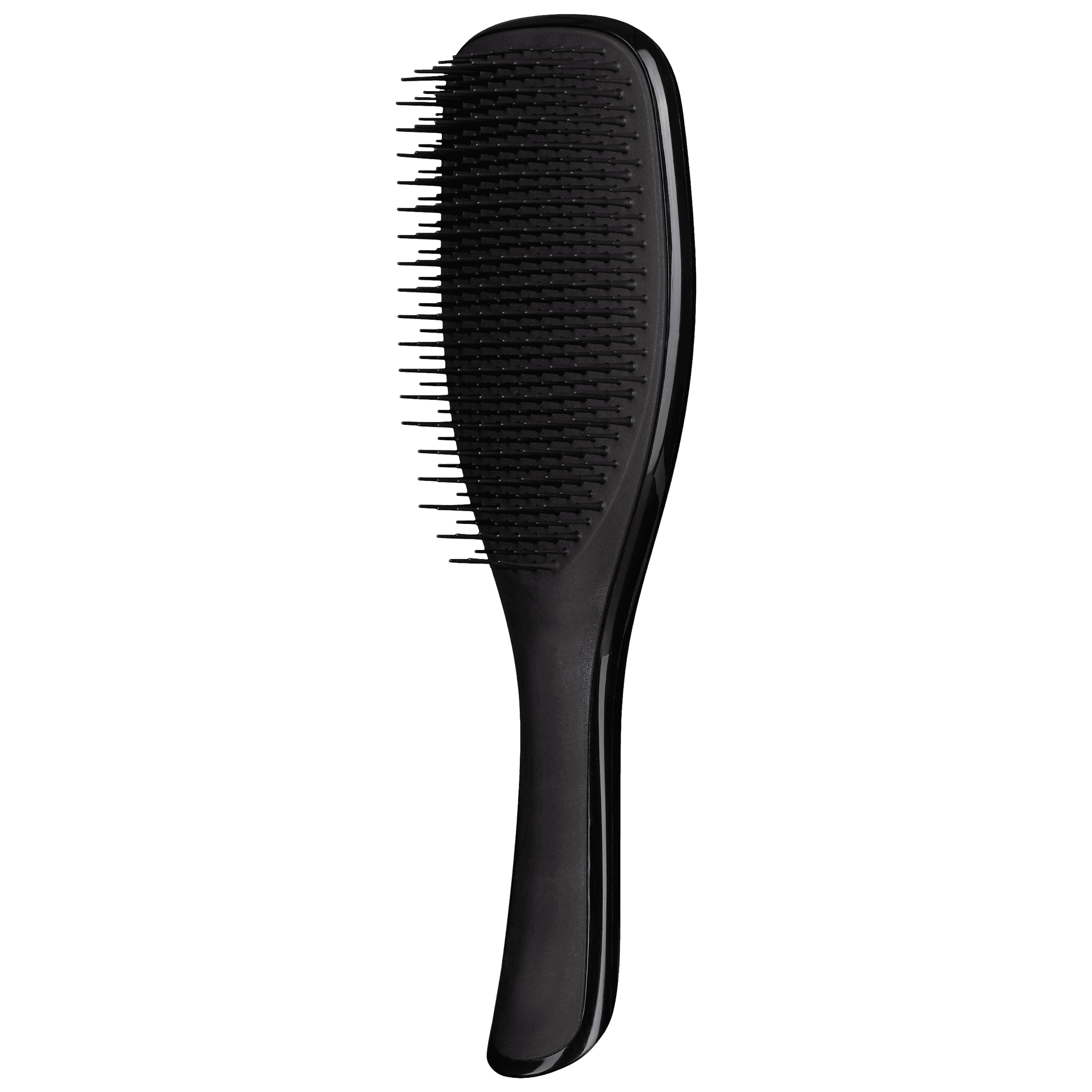 Tangle Teezer The Ultimate Detangler Black hairbrush with ergonomic handle and two-tiered teeth technology for effortless detangling of wet and fragile hair.