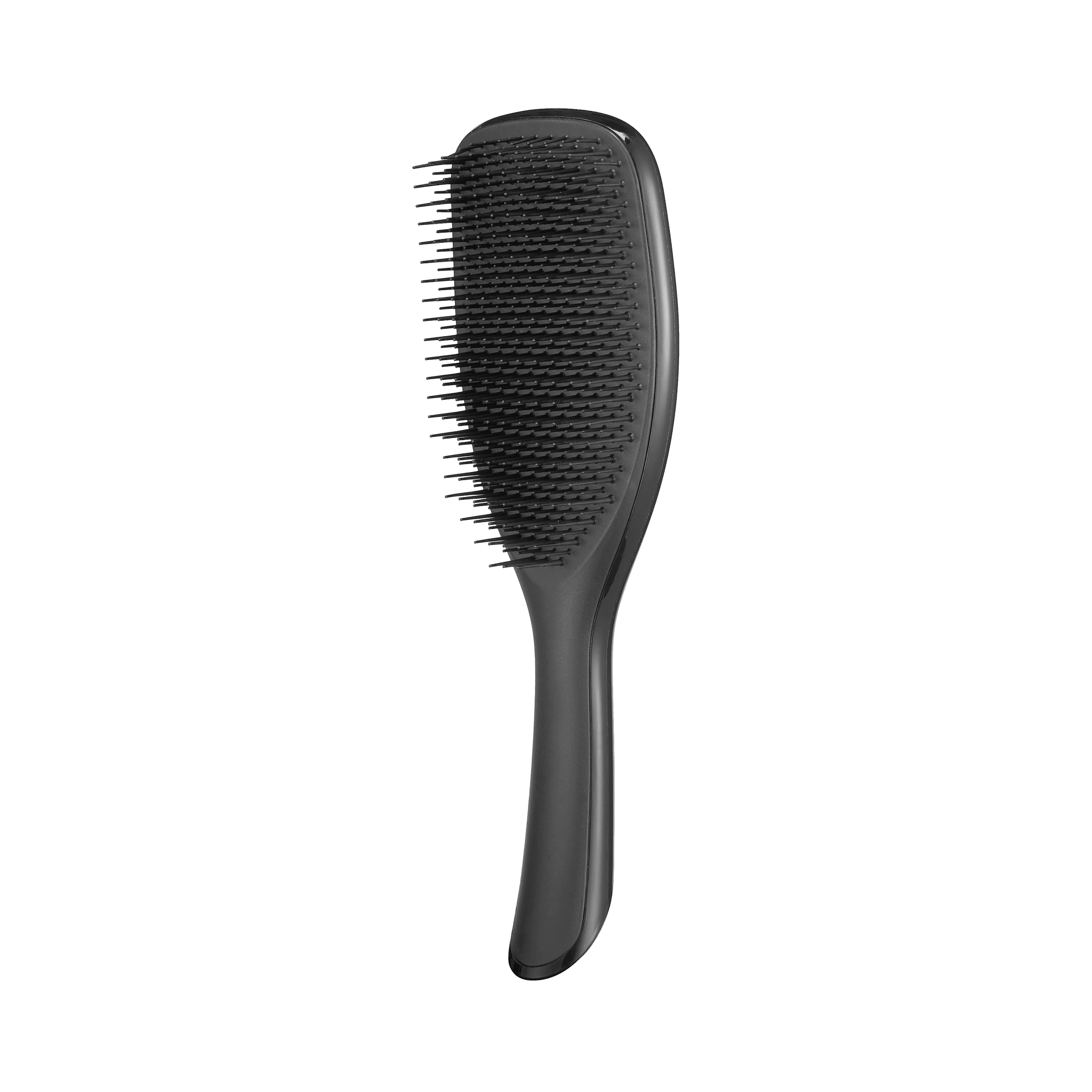 Tangle Teezer Large Ultimate Detangler Black-Black, a professional hairbrush designed for wet hair. Features flexible two-tiered teeth for effortless detangling of long, thick, and curly hair.