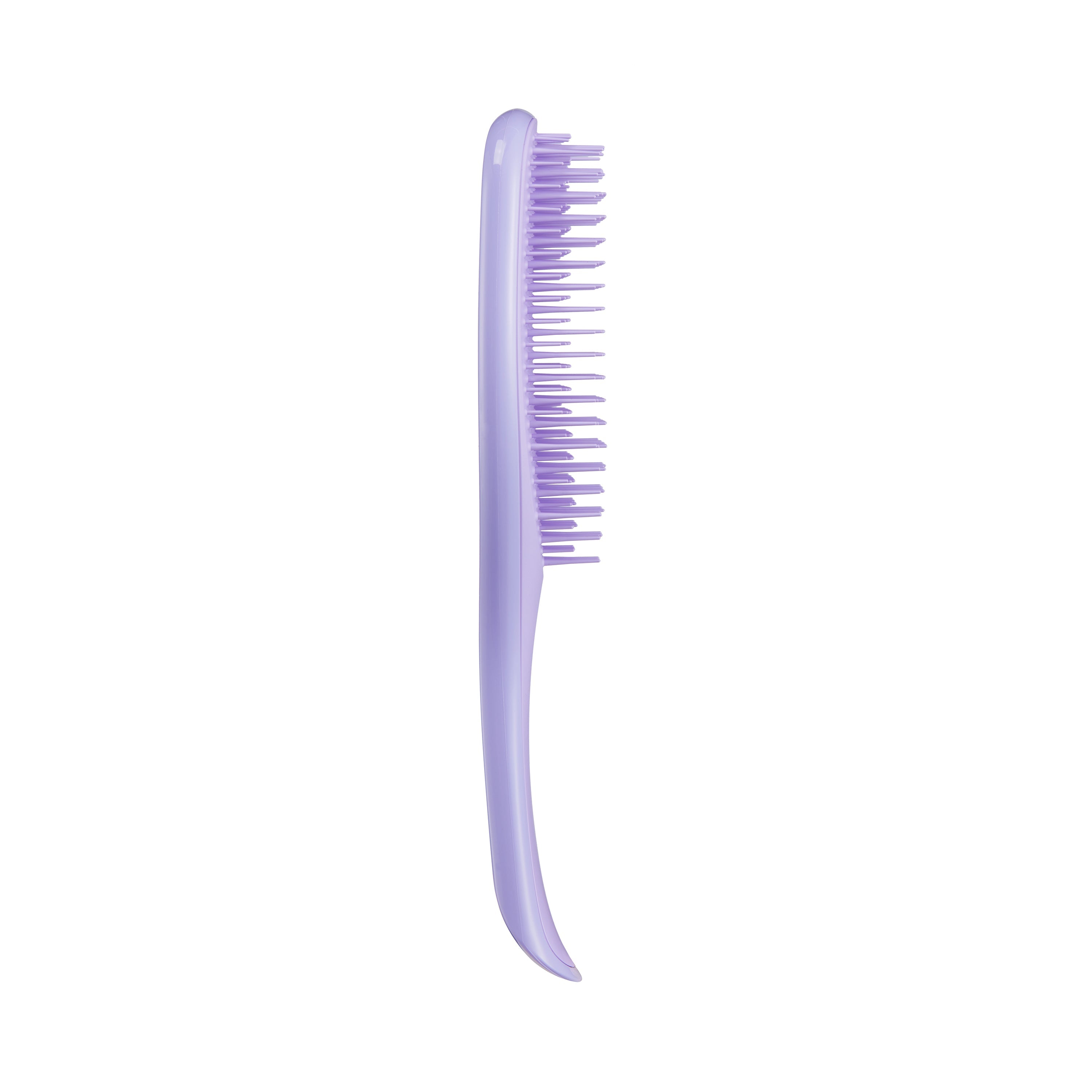 Tangle Teezer The Ultimate Detangler Naturally Curly Lilac hairbrush, designed for wet detangling of curly and coily hair. Features longer, stronger two-tiered teeth for gentle, effortless detangling with minimal breakage.