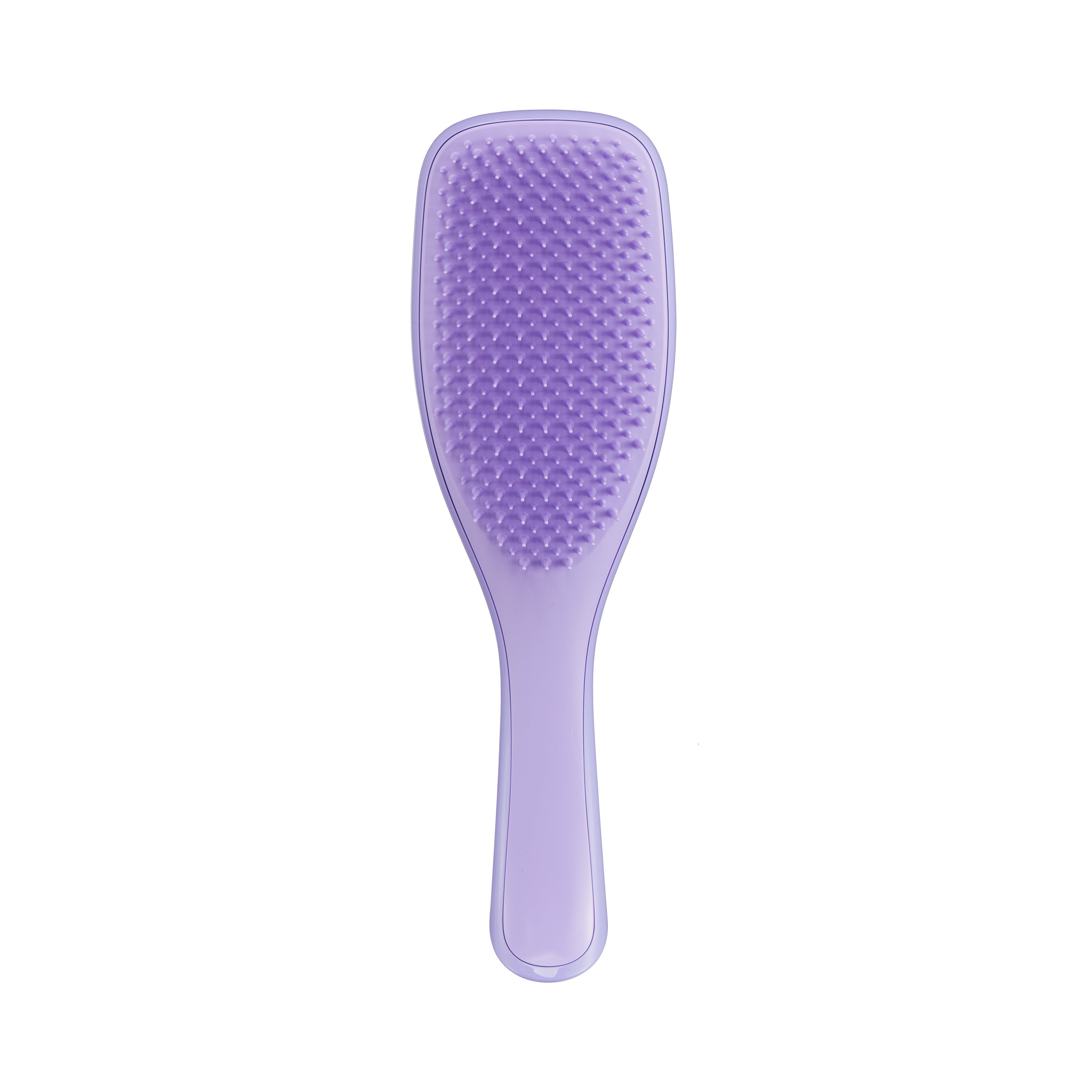 Tangle Teezer The Ultimate Detangler Naturally Curly Lilac hairbrush designed for curly and coily hair. Features long, strong two-tiered teeth for gentle detangling.