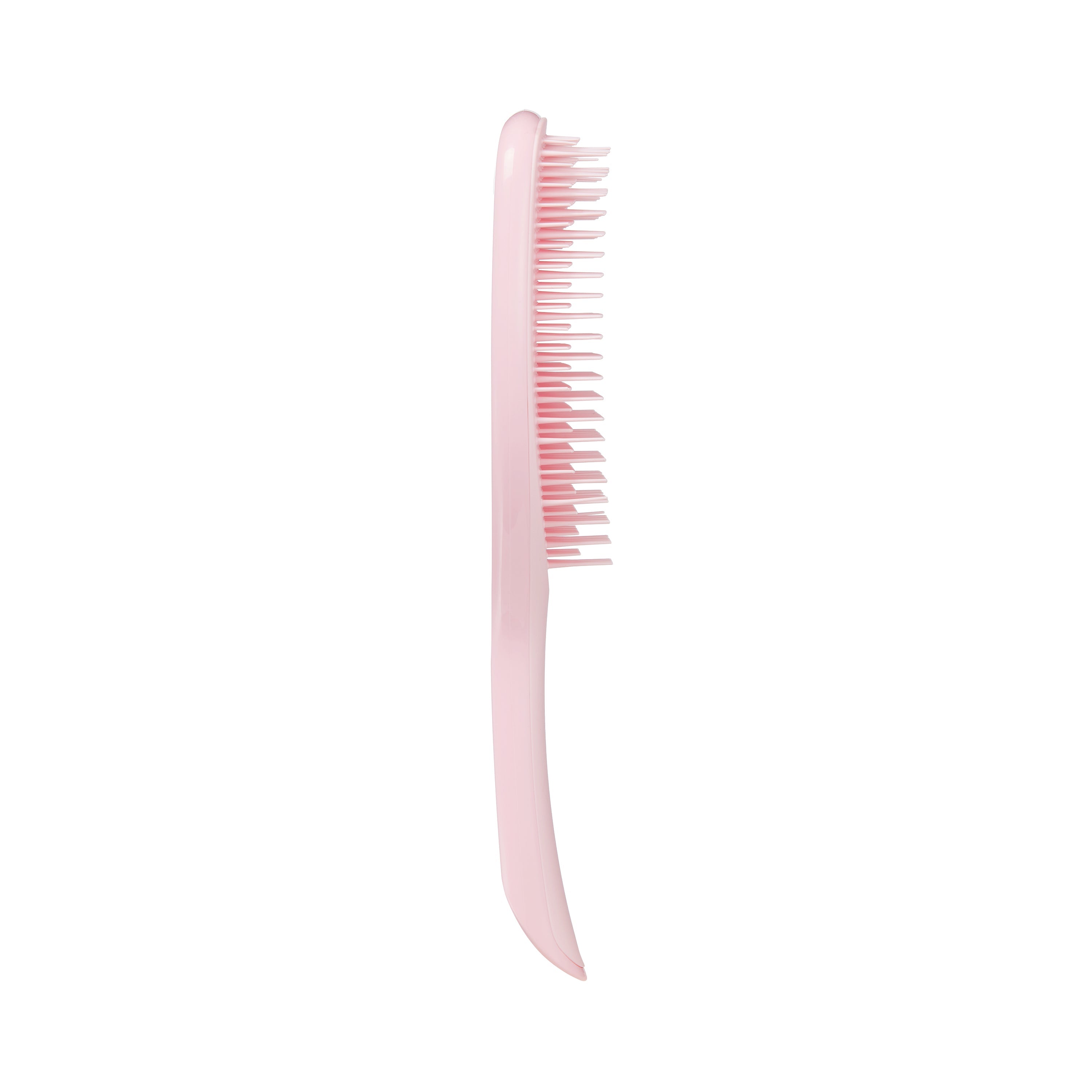 Tangle Teezer Large Ultimate Detangler in pink, designed for wet hair. Features flexible two-tiered teeth for gentle detangling of long, thick, and curly hair.