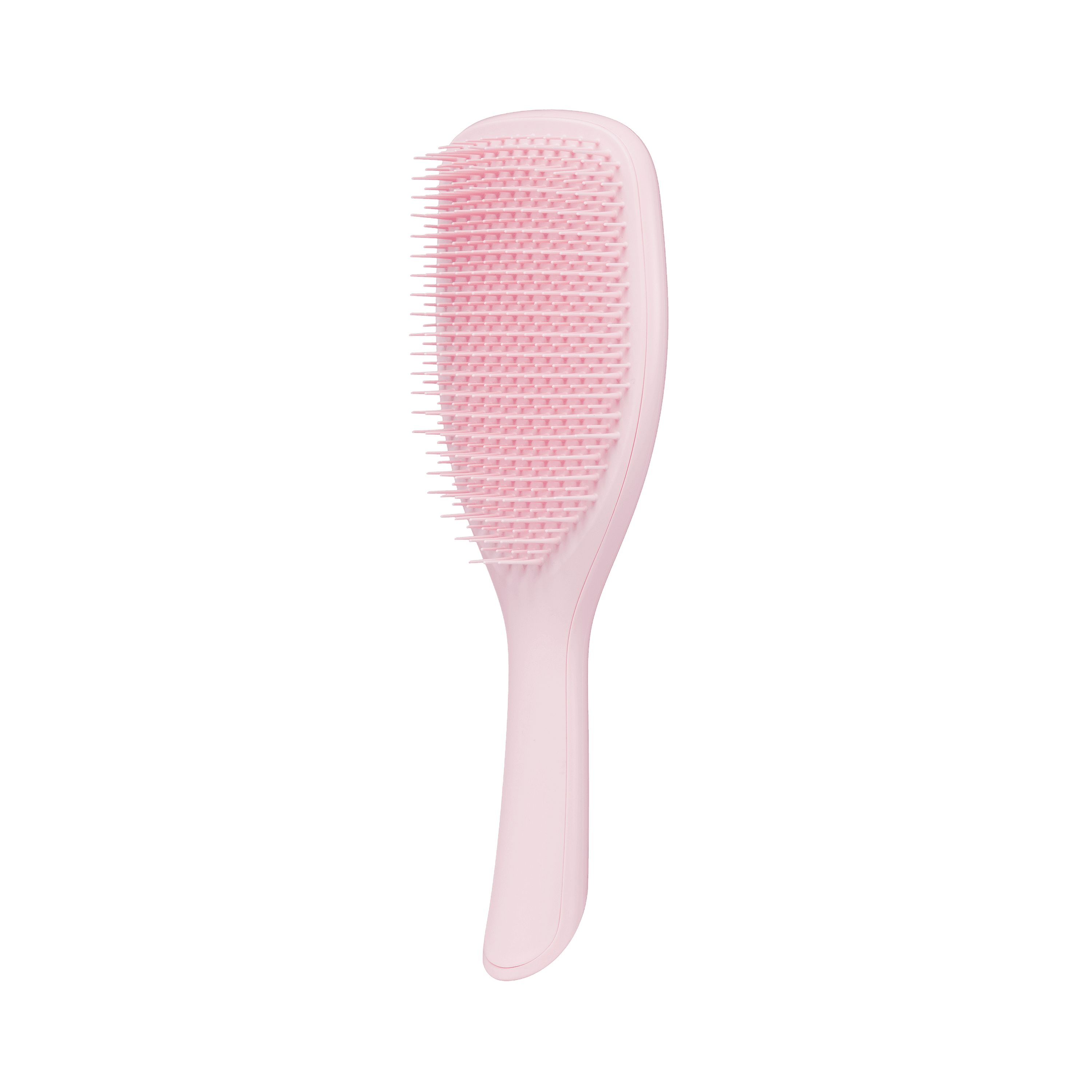 Tangle Teezer Large Ultimate Detangler in pink, designed for wet hair. Features flexible two-tiered teeth for effortless detangling of long, thick, and curly hair.