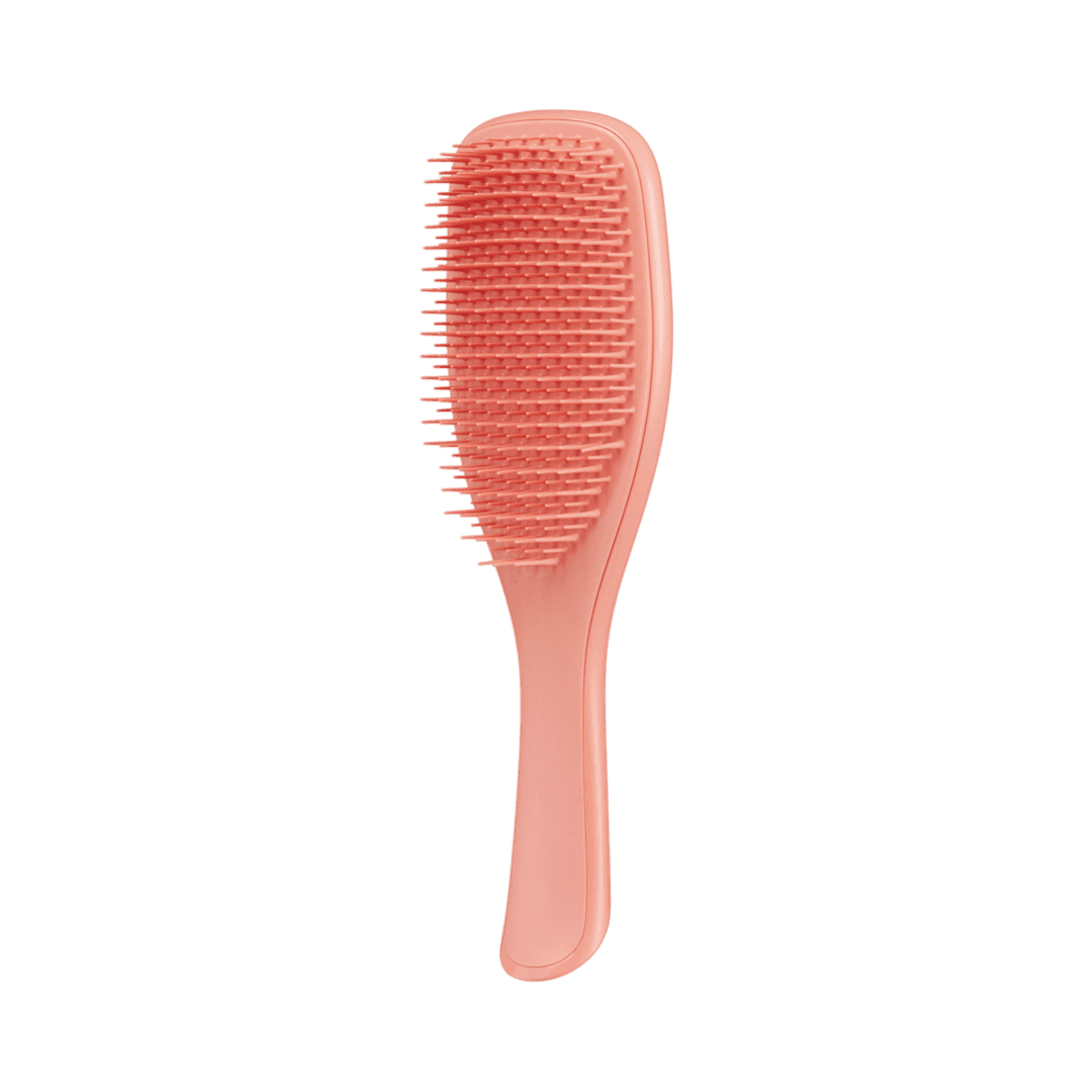 Tangle Teezer The Ultimate Detangler Fine & Fragile in Cinnamon color, designed for wet detangling of fine, fragile, and color-treated hair with soft-flex teeth.