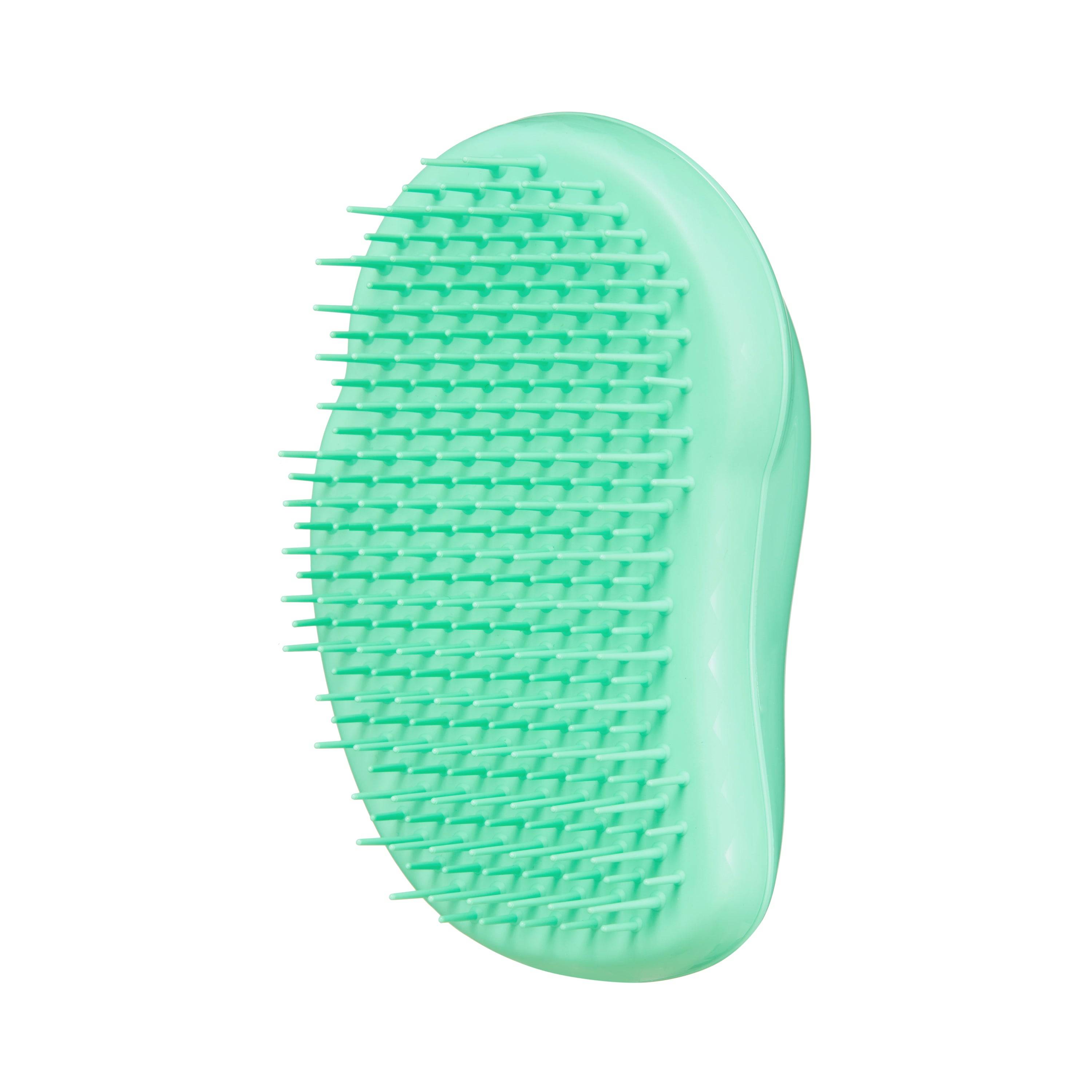Tangle Teezer Original Mini Paradise Green hairbrush with two-tiered teeth technology for effortless detangling. Compact and ideal for kids or travel.