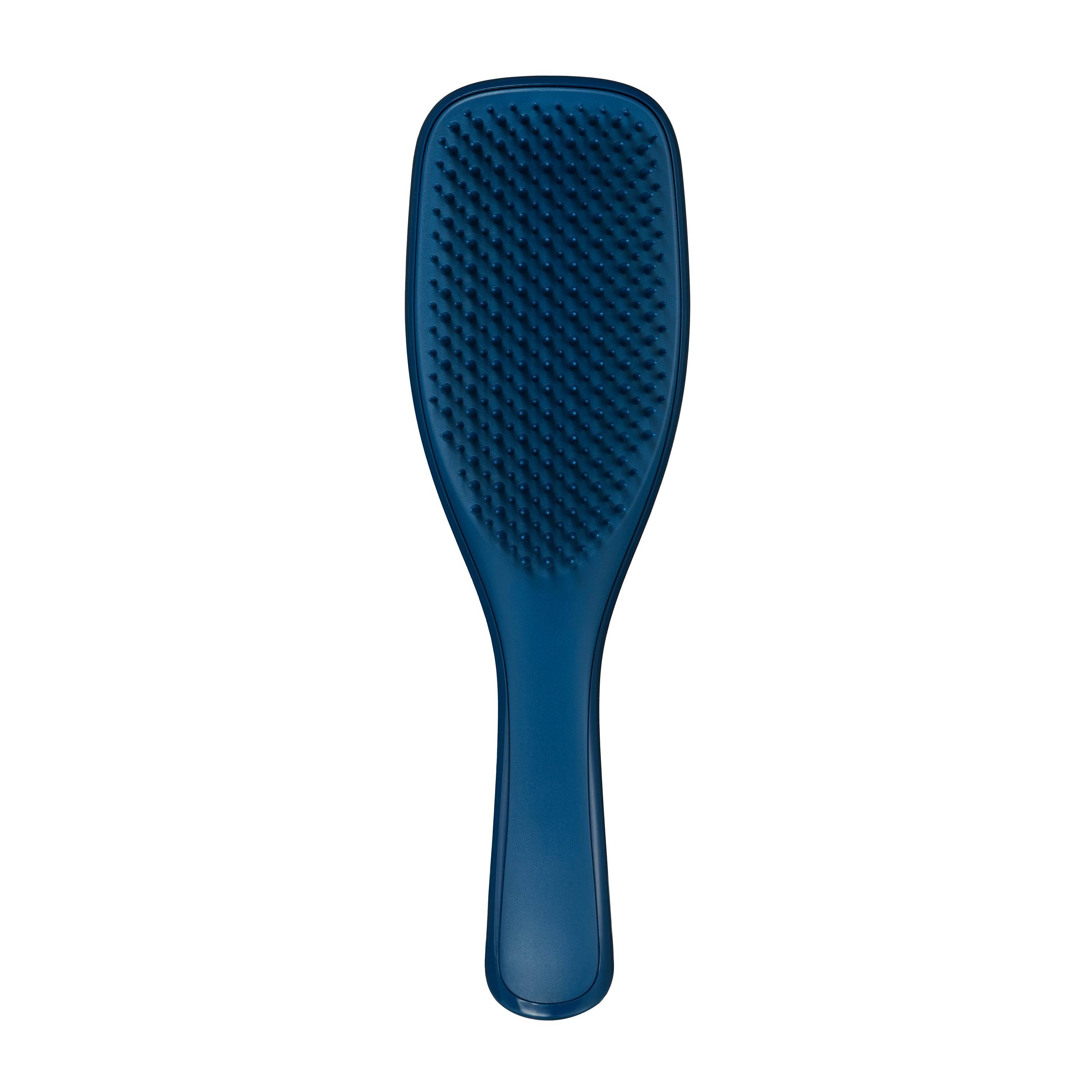 Tangle Teezer The Ultimate Detangler Naturally Curly Blue-Blue hairbrush designed for curly and coily hair. Features long, strong two-tiered teeth for gentle detangling with minimal breakage.