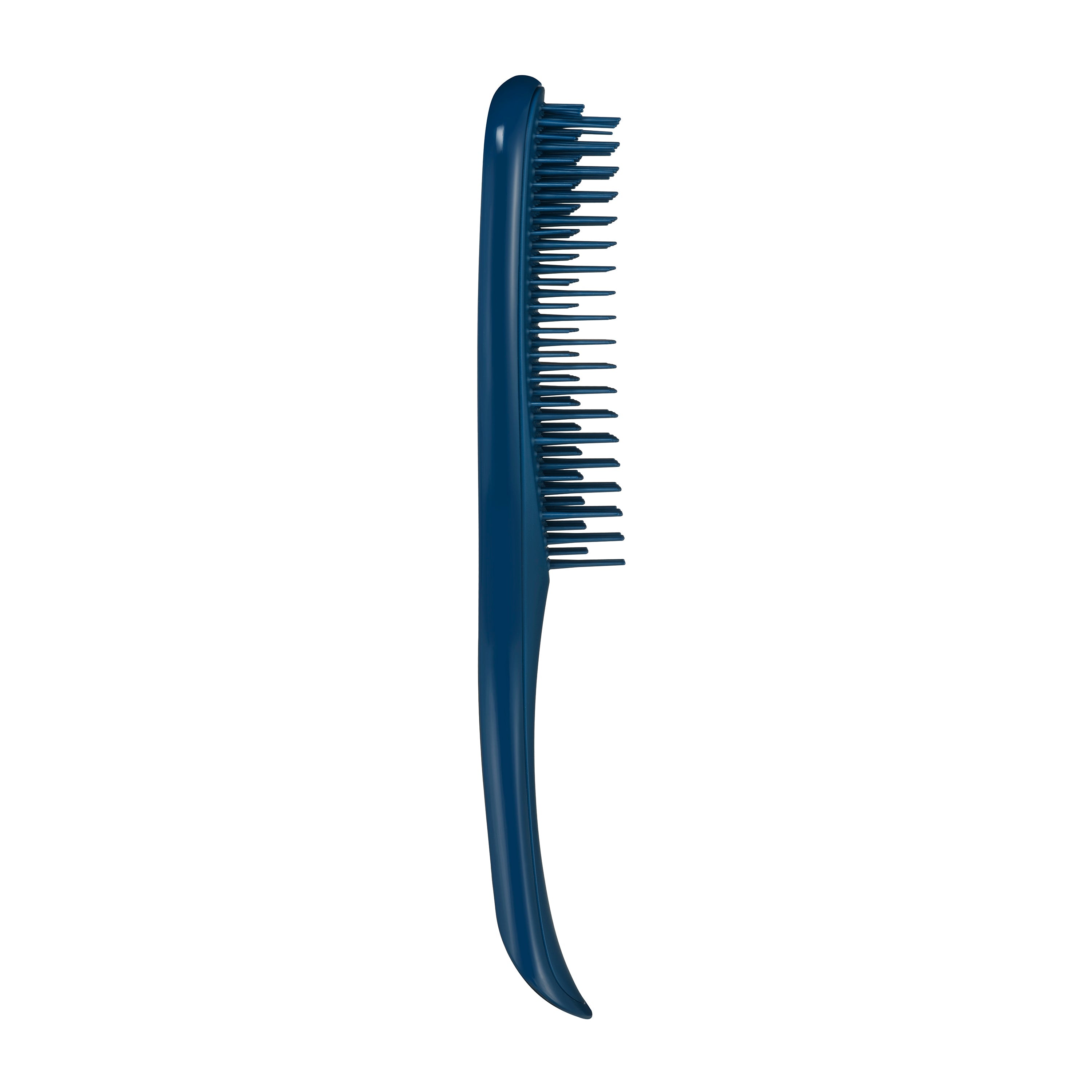 Tangle Teezer The Ultimate Detangler Naturally Curly Blue-Blue hairbrush, designed for wet detangling of curly and coily hair. Features long, strong two-tiered teeth for gentle, effortless detangling with minimal breakage.