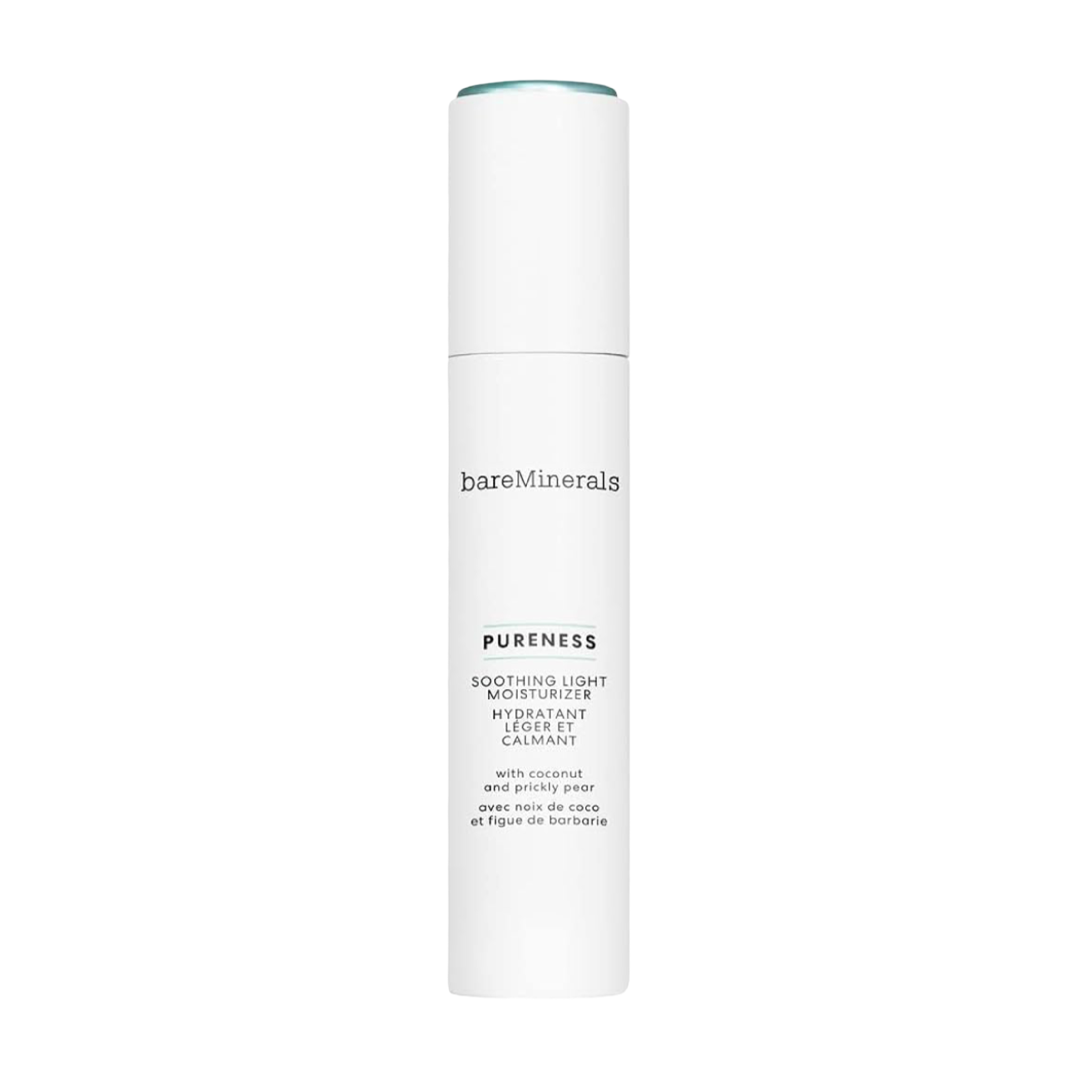 BareMinerals Pureness Soothing Light Moisturizer 50 ml, a lightweight facial moisturizer designed for sensitive skin. Provides instant and all-day hydration with a minimal ingredient formula.