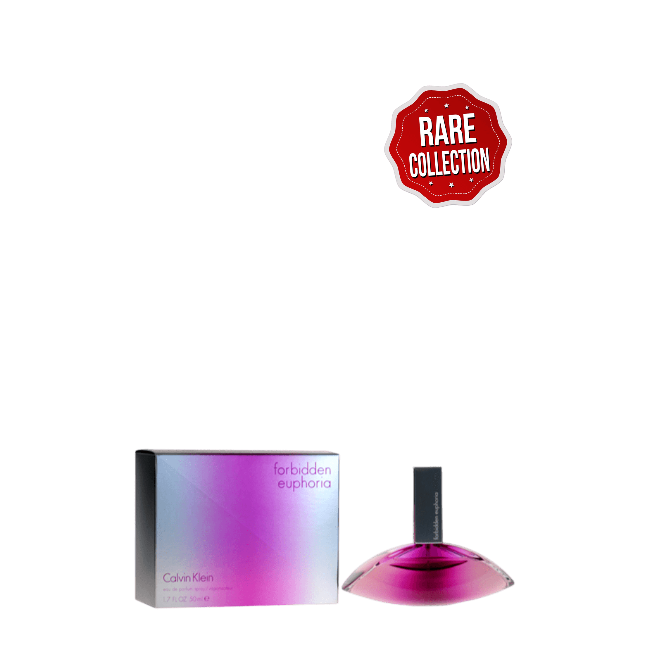Calvin Klein Euphoria Forbidden For Women 50 ml, a rare and discontinued perfume. This seductive fragrance blends exotic fruits and lush floral notes for a captivating scent.