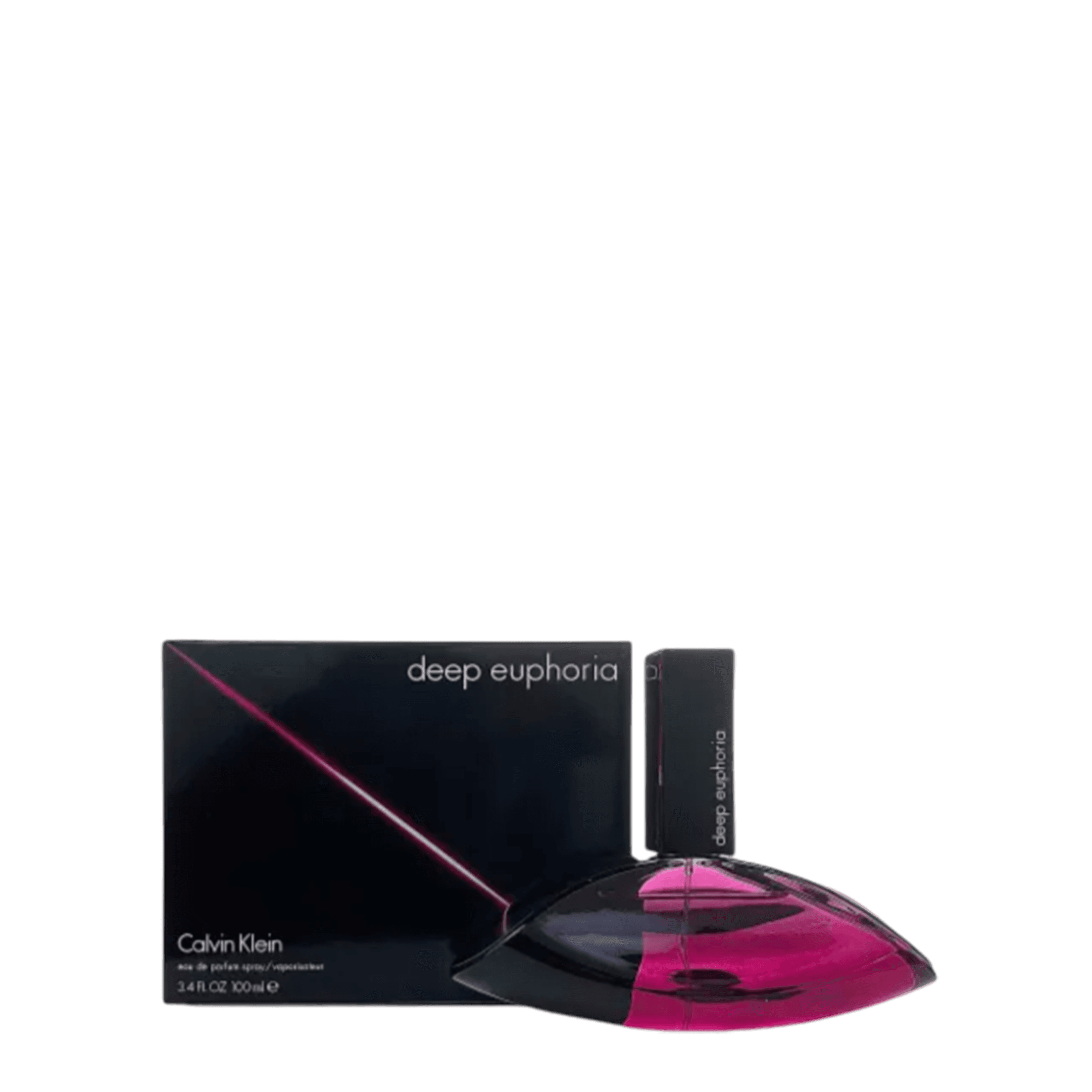 Calvin Klein Deep Euphoria Black For Women 100 ml, a bold and magnetic fragrance with floral and woody notes, perfect for evening wear.