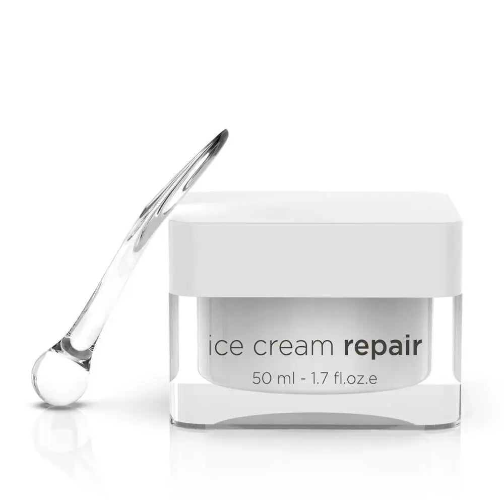 Ekseption Ice Cream Ceramides Repair 50ml with a sleek applicator. A nourishing facial moisturizer designed to restore skin firmness, smoothness, and hydration.