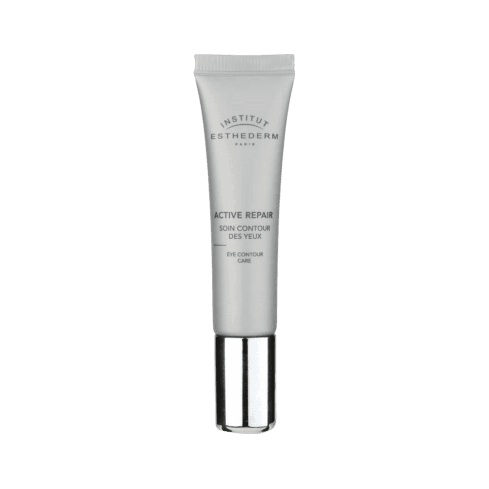 Esthederm Active Repair Eye Contour Care 15 ml, a rejuvenating eye treatment that reduces fine lines, puffiness, and dark circles for a youthful look.