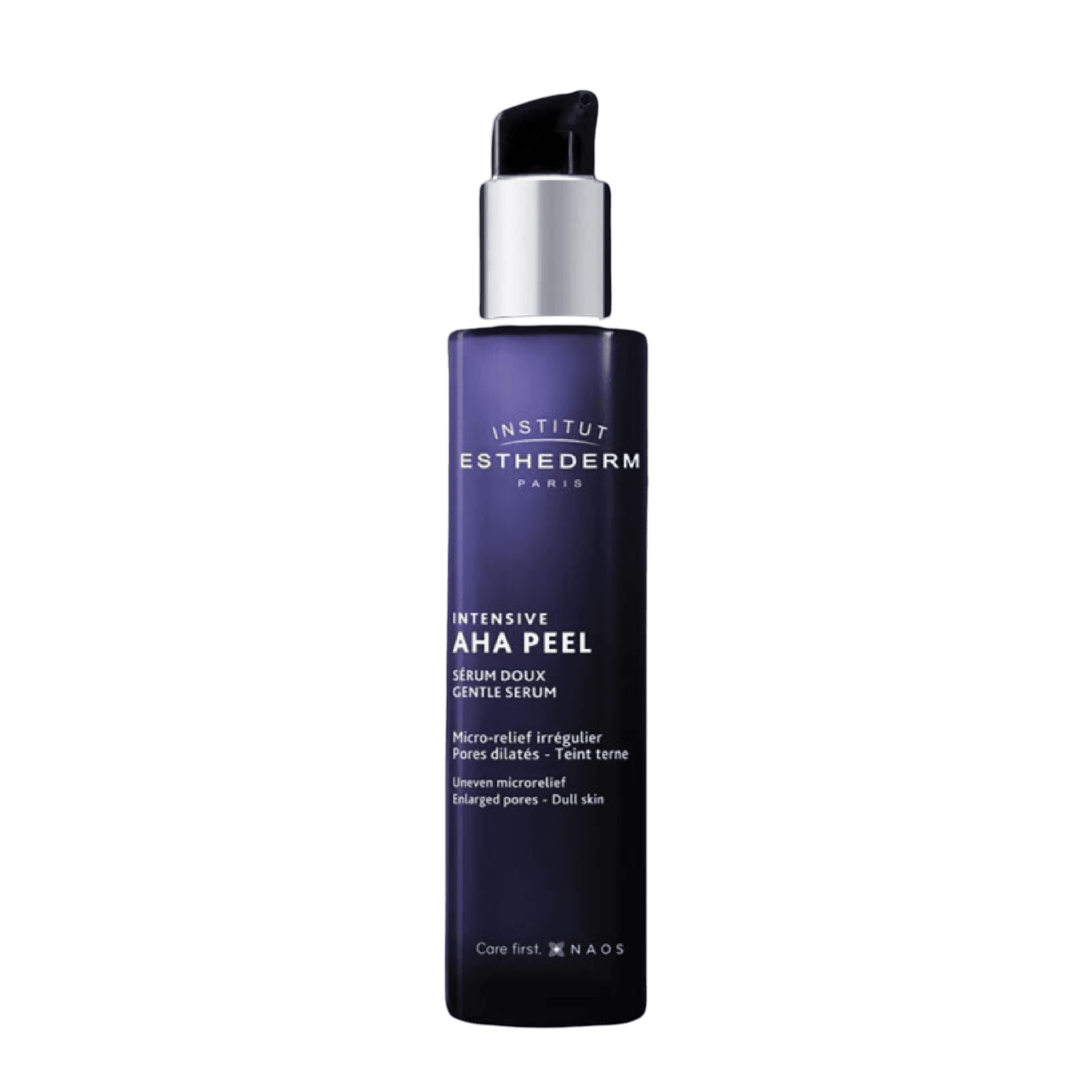 Esthederm Intensive AHA Peel Gentle Serum 30 ml, a facial serum with Alpha Hydroxy Acids for gentle exfoliation, improving skin texture and radiance.