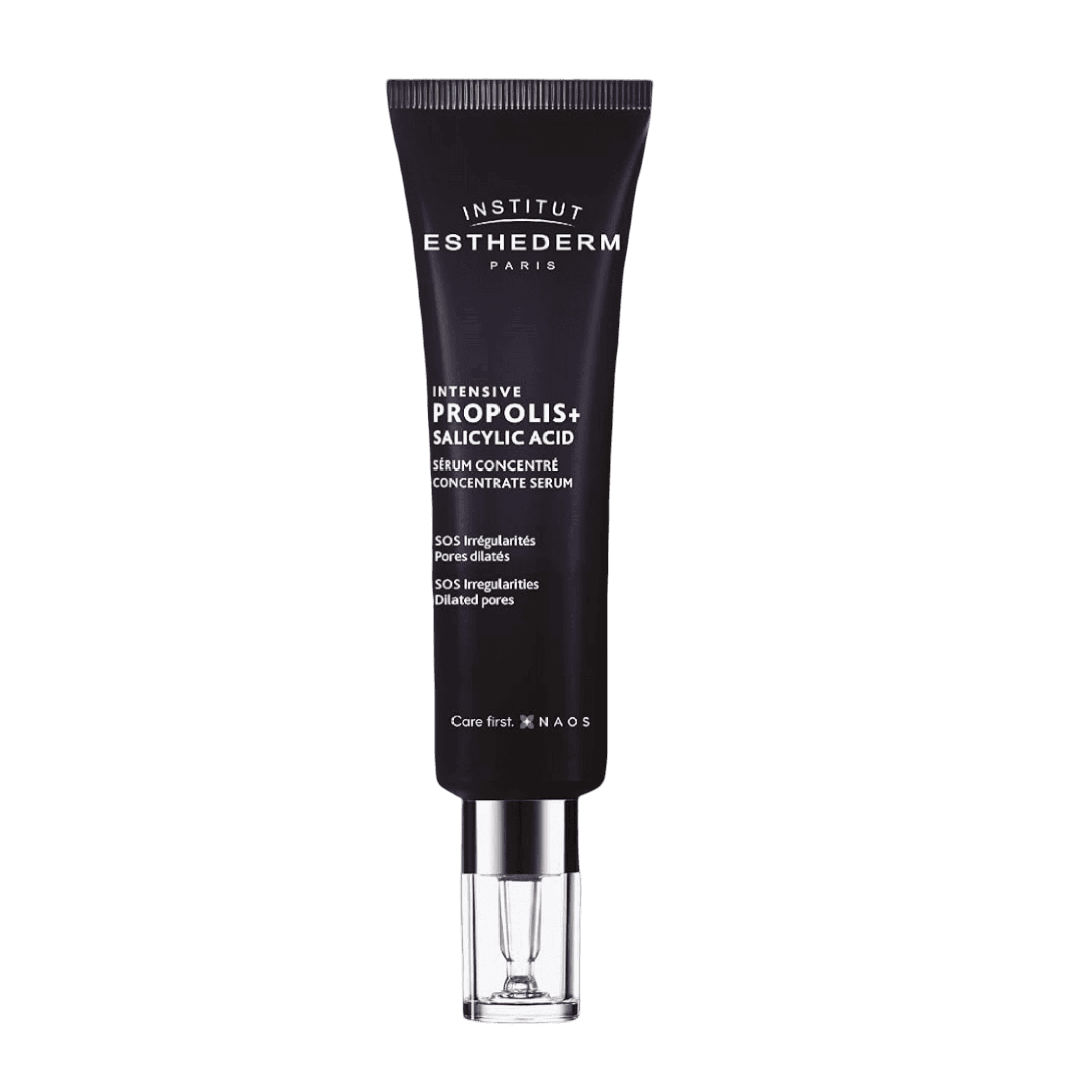 Esthederm Intensive Propolis + Salicylic Acid Concentrate Serum 30 ml, a facial serum designed to target blemishes, excess oil, and refine skin texture.