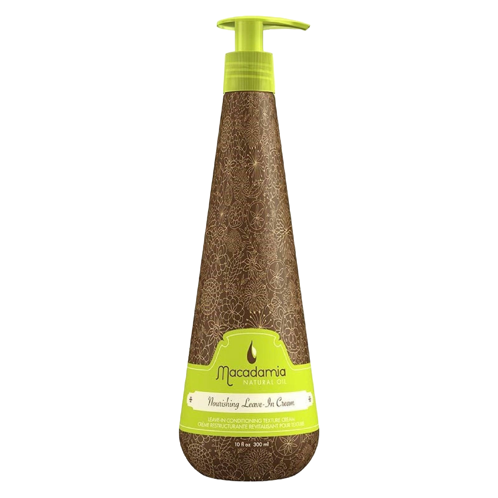 Macadamia Nourishing Leave-In Cream 300 ml hydrates, detangles, and repairs hair with macadamia oil. Ideal for dry, damaged, and color-treated hair.