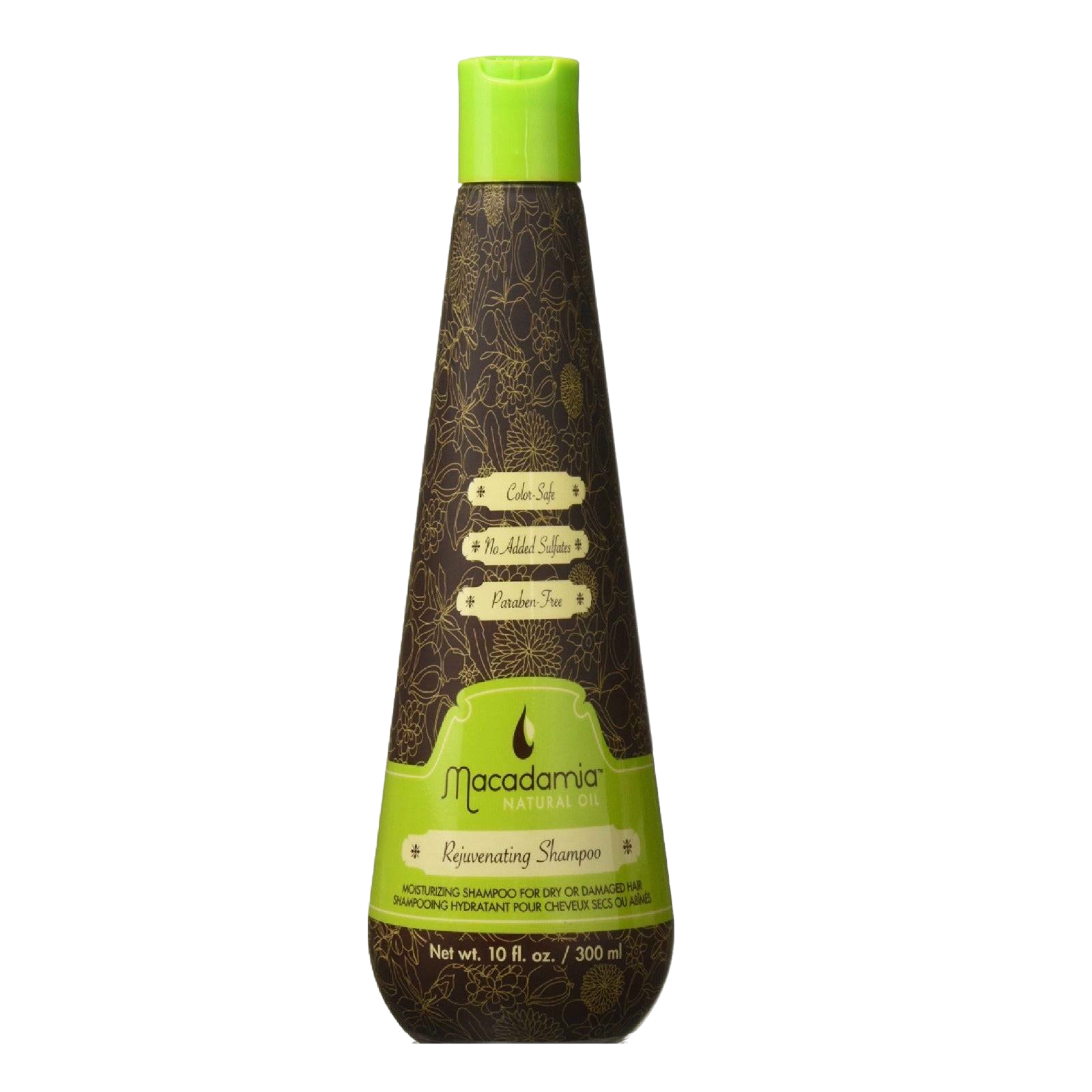 Macadamia Rejuvenating Shampoo 300 ml for all hair types, enriched with macadamia and argan oils to nourish, strengthen, and add shine. Sulfate and paraben-free formula ideal for dry, damaged, and color-treated hair.