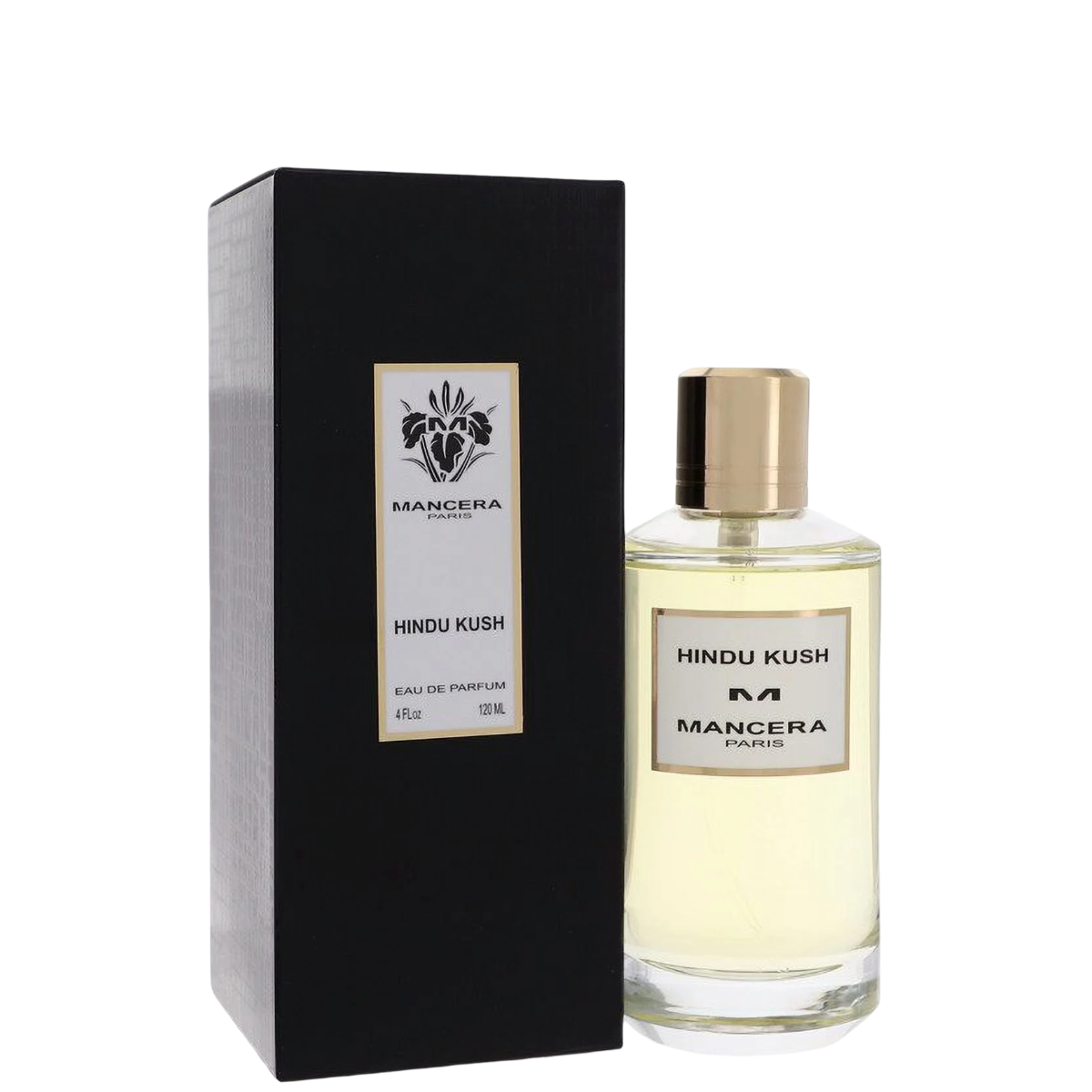 Mancera Hindu Kush Perfume 120ml with box, a woody oriental Eau De Parfum for men and women, ideal for luxury fragrance collections.