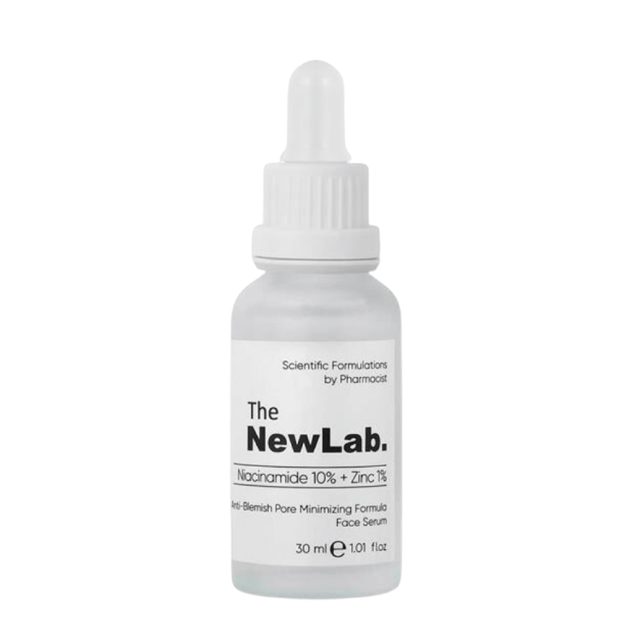 The NewLab Niacinamide 10% + Zinc 1% Serum 30 ml for blemish control and pore minimization. Ideal for oily and combination skin to reduce redness and excess oil.