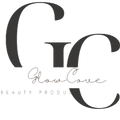 A logo for GlowCove Beauty Products online shop. The brand is related to beauty products, GlowCove focus on cosmetics, skincare, haircare and other related items.