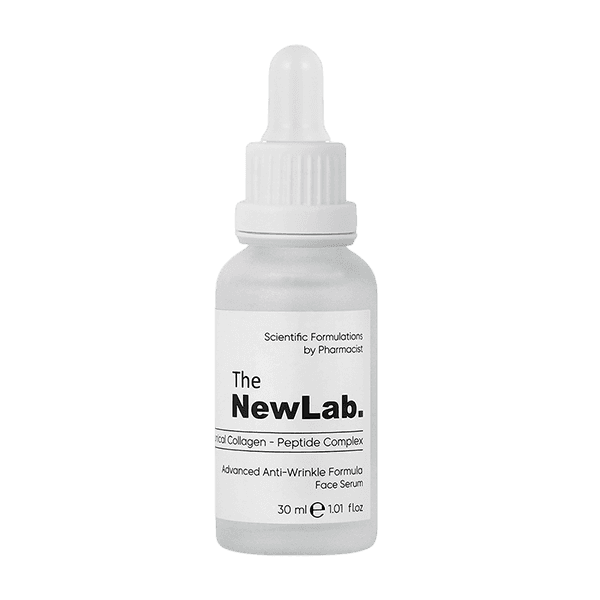 NewLab Botanical Collagen Peptide Complex Serum 30ml for smoother skin. Anti-wrinkle formula with hydration and exfoliation benefits for all skin types.