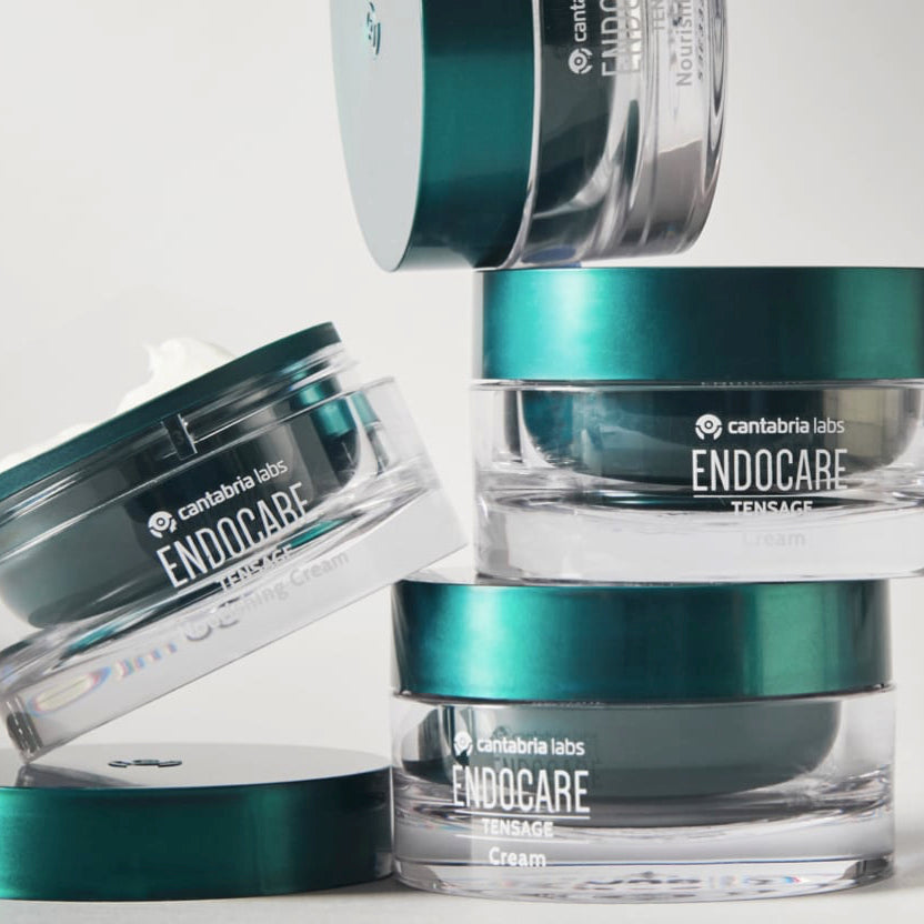 Luxurious Endocare anti-aging skincare creams by Cantabria Labs.