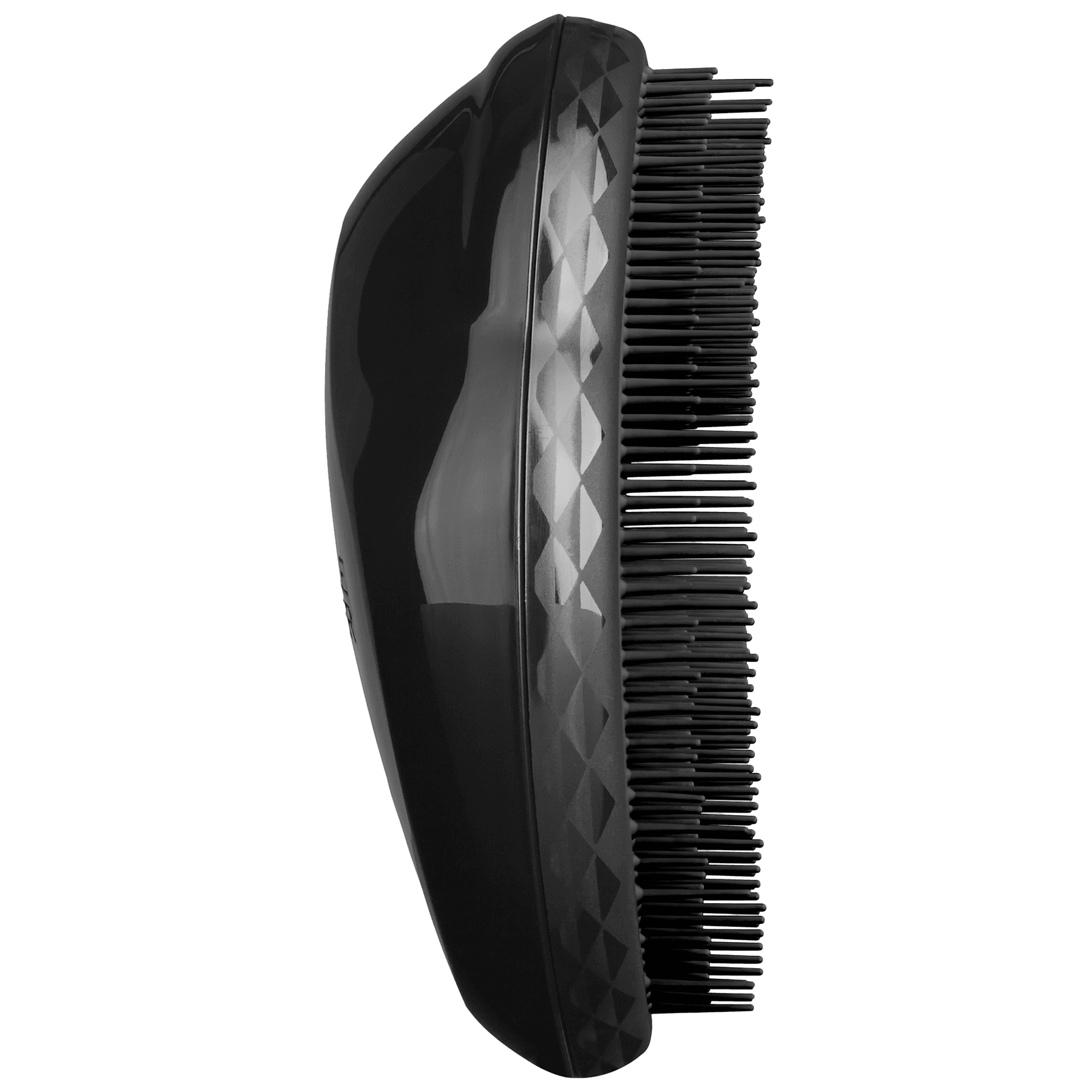 Tangle Teezer The Original Panther Black hairbrush with ergonomic design and two-tiered teeth technology for effortless detangling of all hair types.