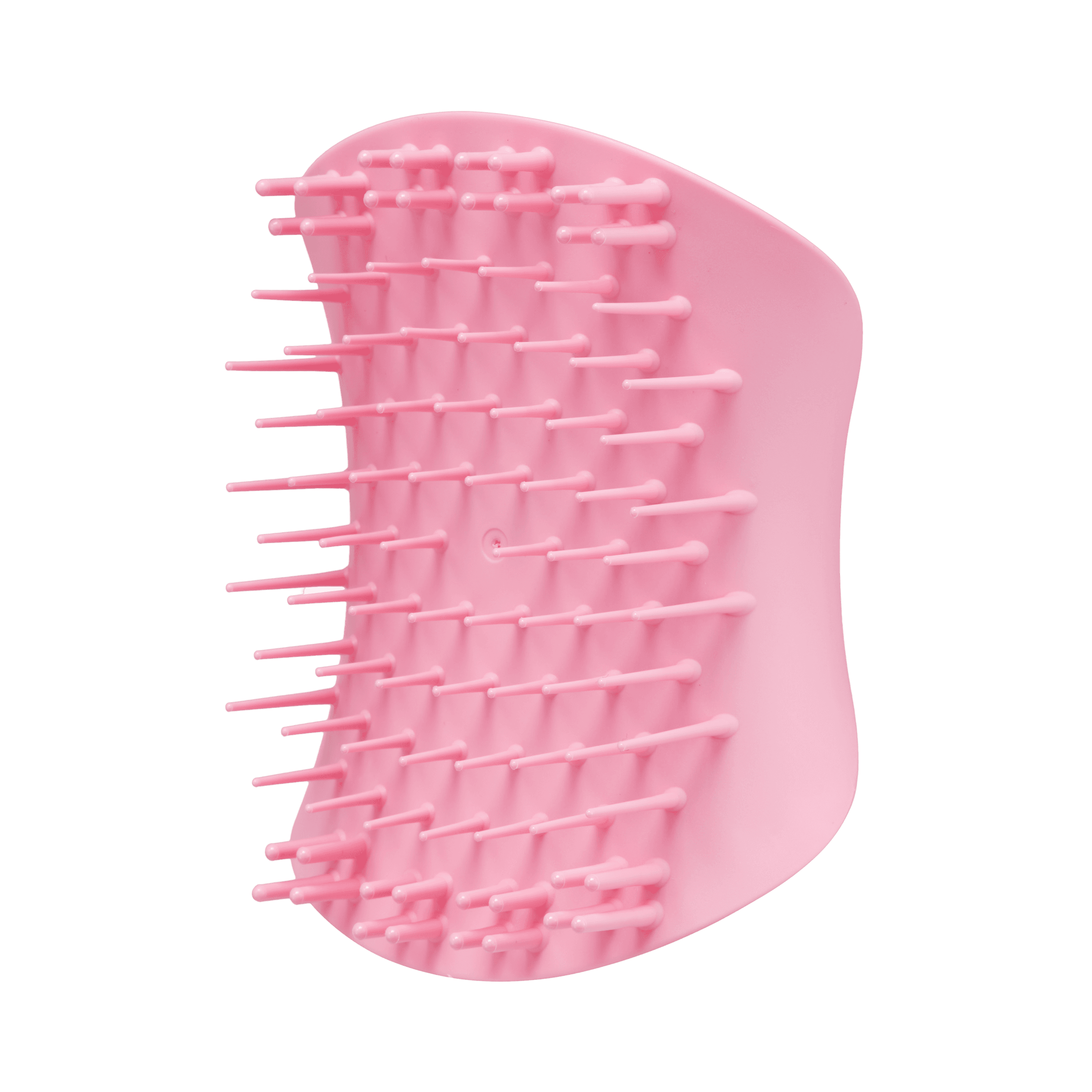 Tangle Teezer The Scalp Exfoliator and Massager in Pretty Pink, designed to gently exfoliate the scalp, remove buildup, and stimulate circulation for healthier hair.