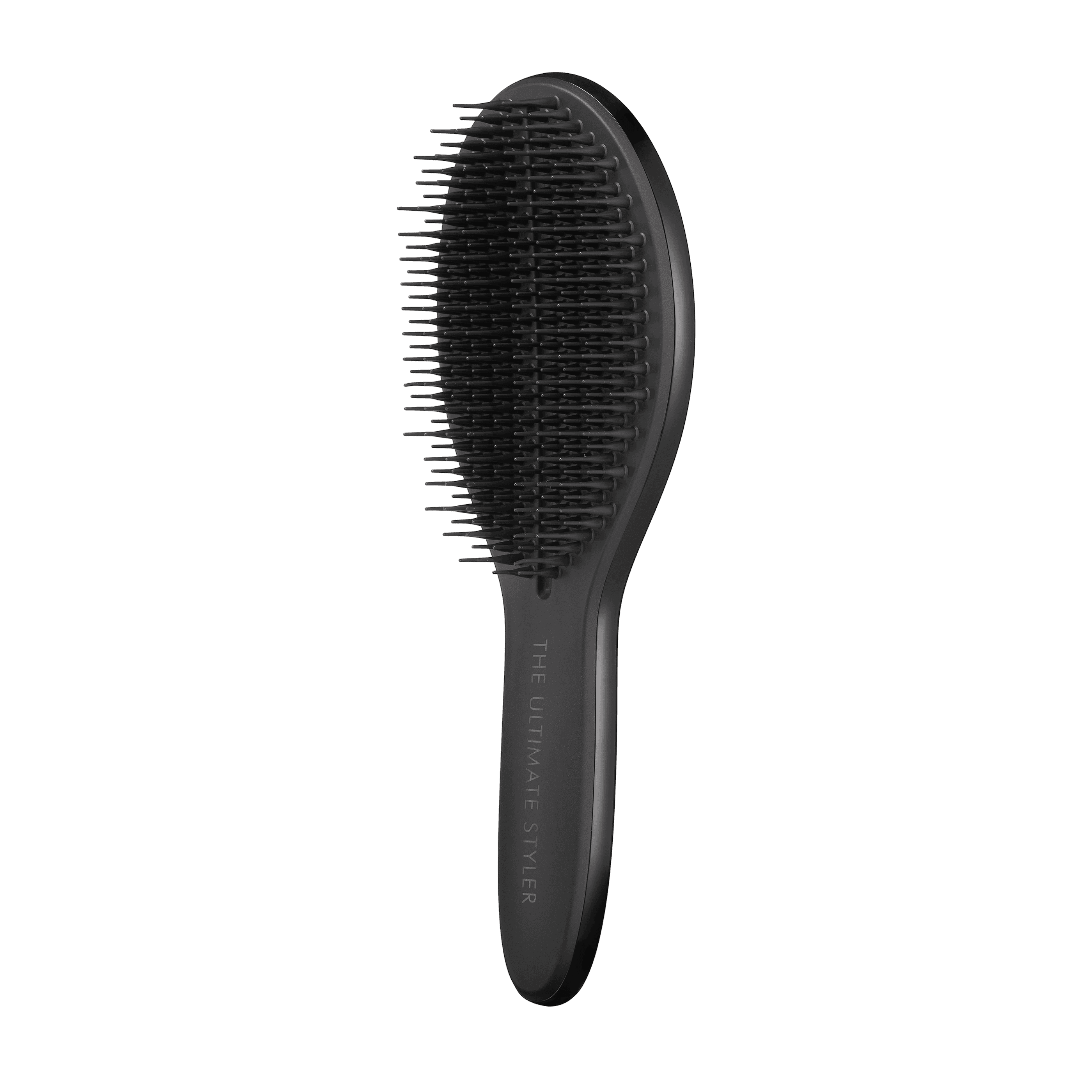 Tangle Teezer The Ultimate Styler Black-Grey Hair Brush with two-tiered teeth technology for detangling and smoothing. Ideal for sleek updos and reducing frizz.