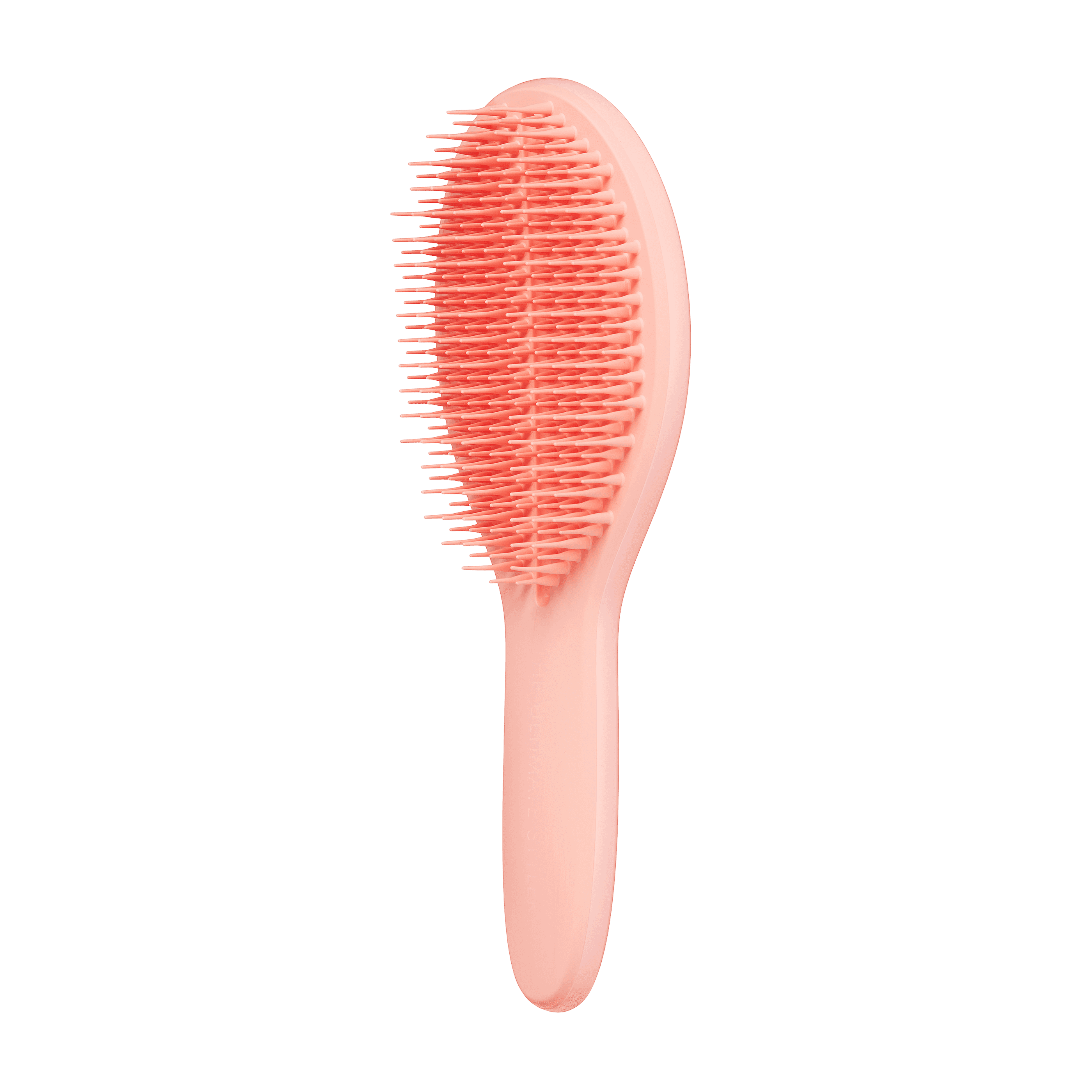 Tangle Teezer The Ultimate Styler Peach-Peach Hair Brush with two-tiered teeth technology for detangling and smoothing hair. Ergonomic design for comfortable styling and reducing frizz.