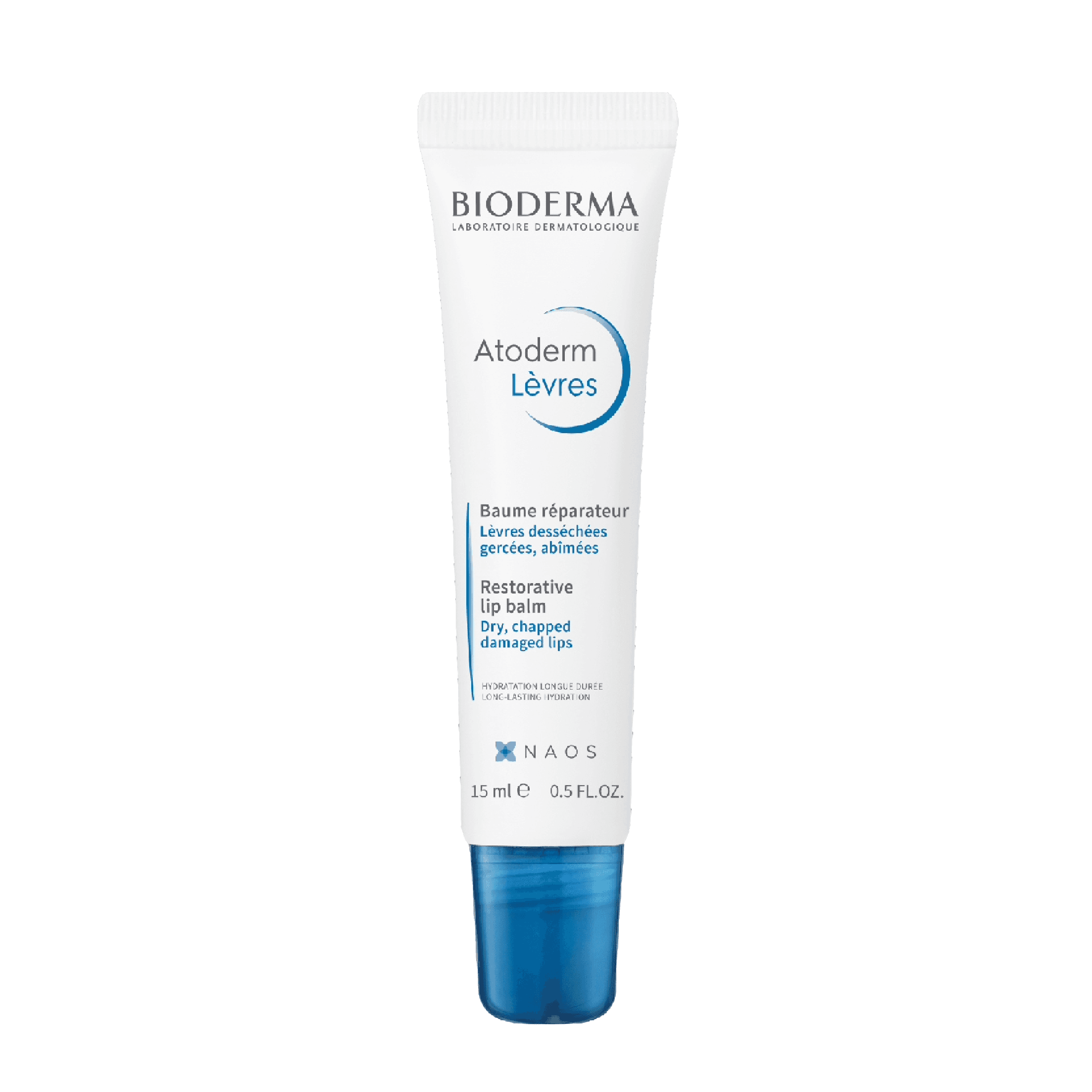 Bioderma Atoderm Levres Lip Balm 15 ml provides intense hydration for dry, chapped lips. Enriched with shea butter and vitamin E for lasting comfort.