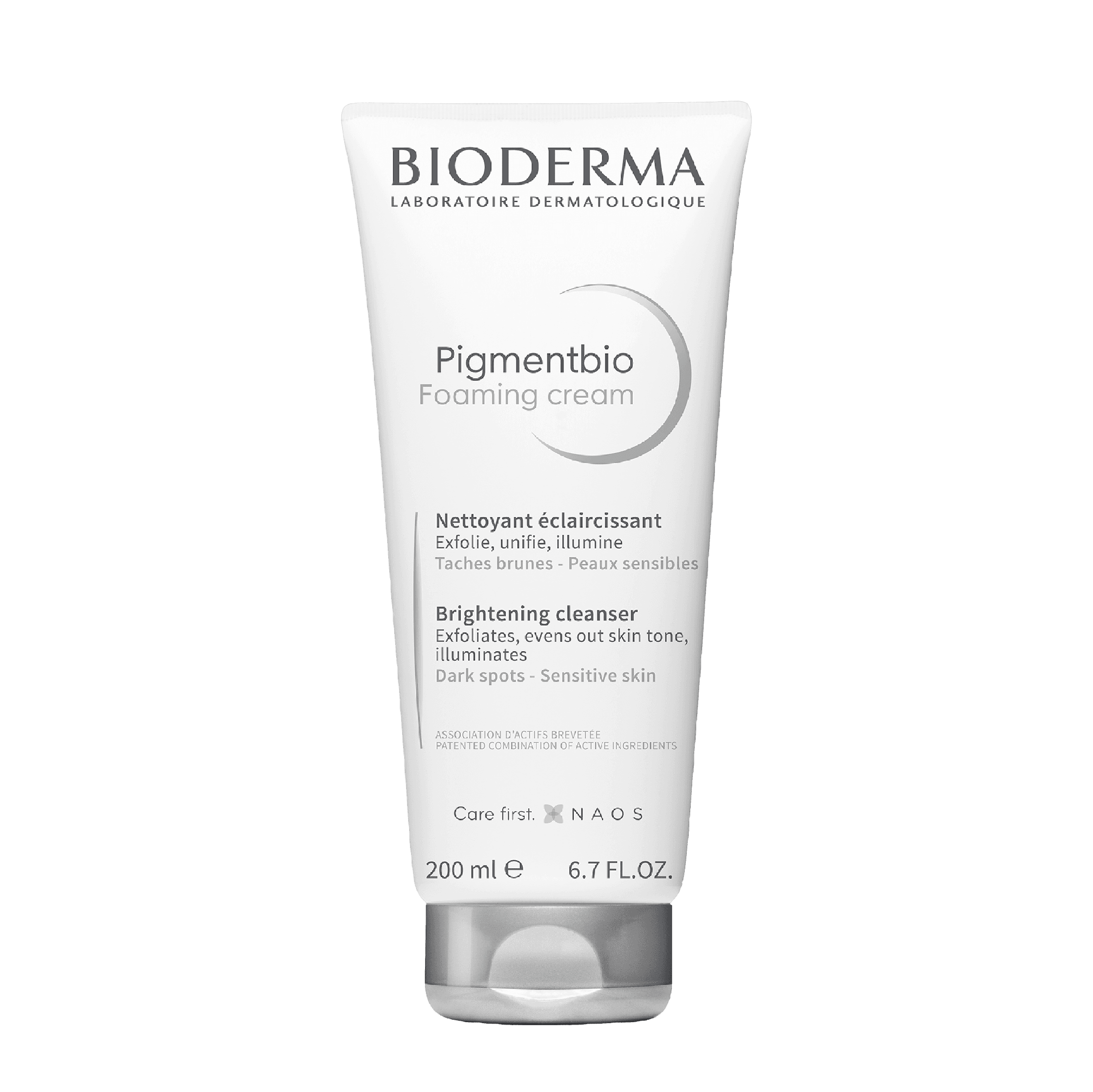 Bioderma Pigmentbio Foaming Cream 200 ml brightening facial cleanser. Gently exfoliates, evens out skin tone, and reduces dark spots for radiant skin.