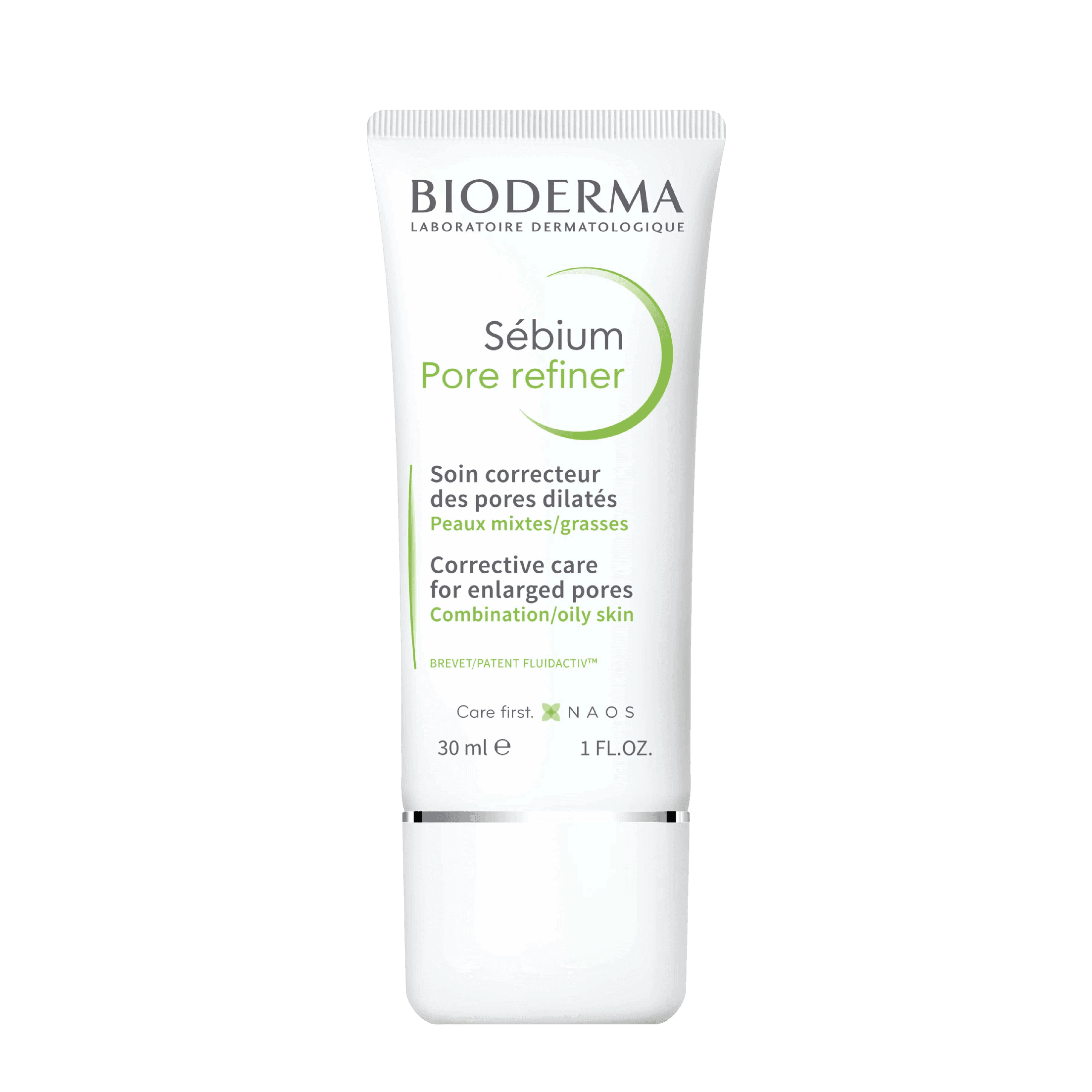 Bioderma Sébium Pore Refiner Cream 30 ml, a facial treatment designed to minimize pores and refine skin texture. Ideal for combination to oily skin.