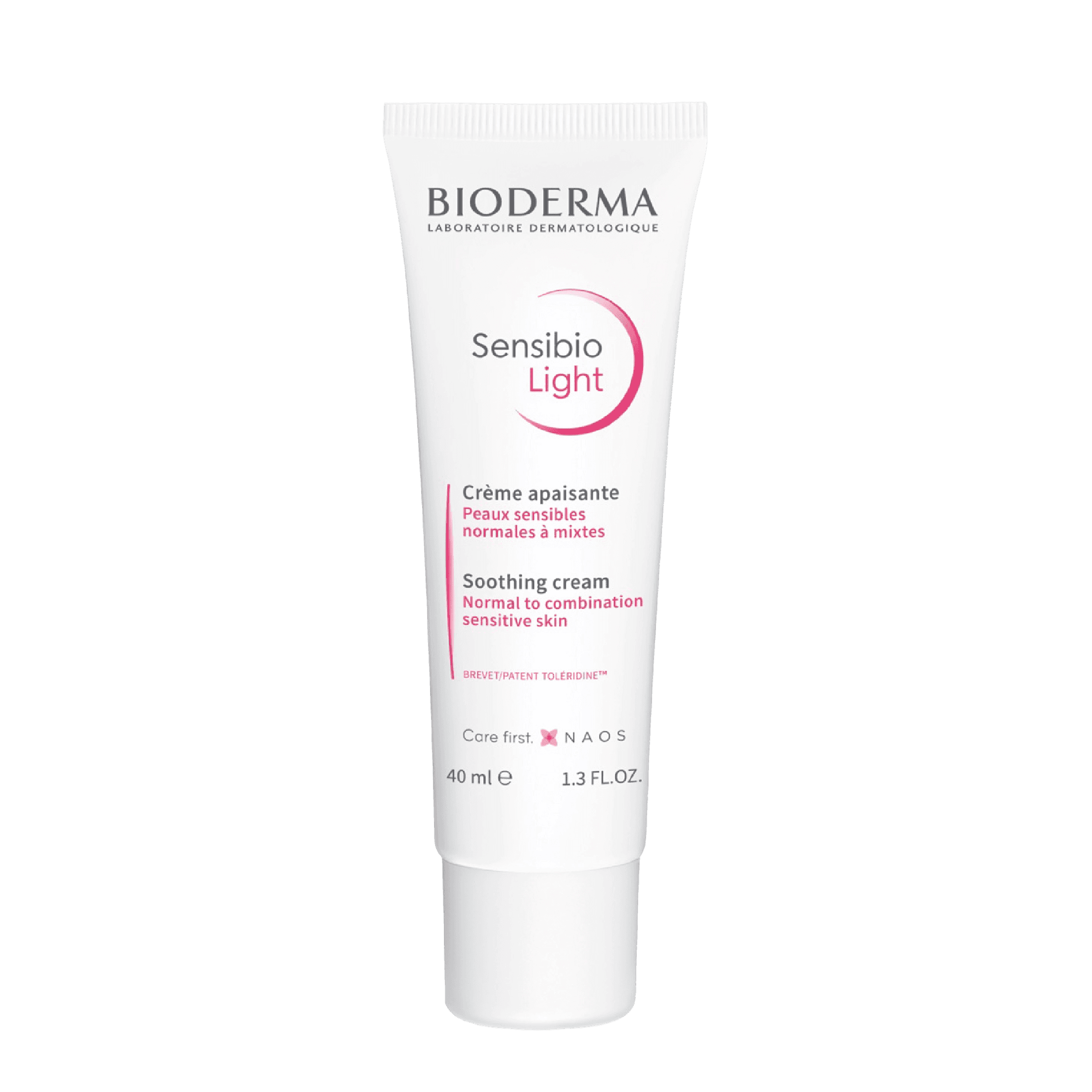 Bioderma Sensibio Light Cream 40 ml, a soothing facial moisturizer for normal to combination sensitive skin. Lightweight, non-greasy formula for hydration and comfort.