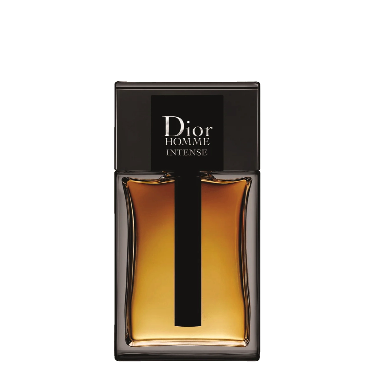 Dior Homme Intense 100 ml perfume bottle featuring sleek amber glass design, part of Dior Homme Parfum 2014 leather fragrance collection.