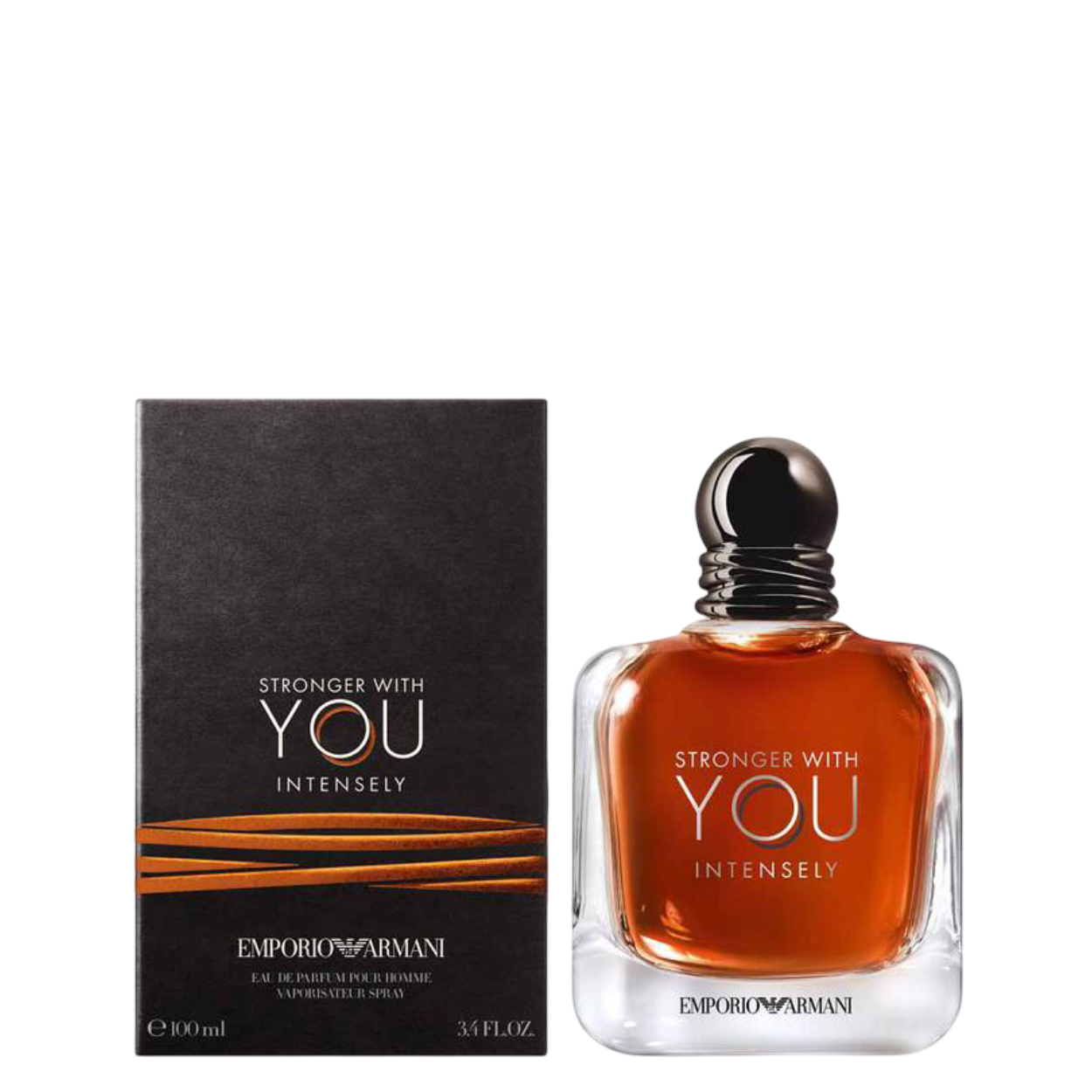 Armani Stronger With You Perfume - Eau de Parfum 100ml bottle with box, a bold oriental fragrance for men in the perfumes & colognes category.
