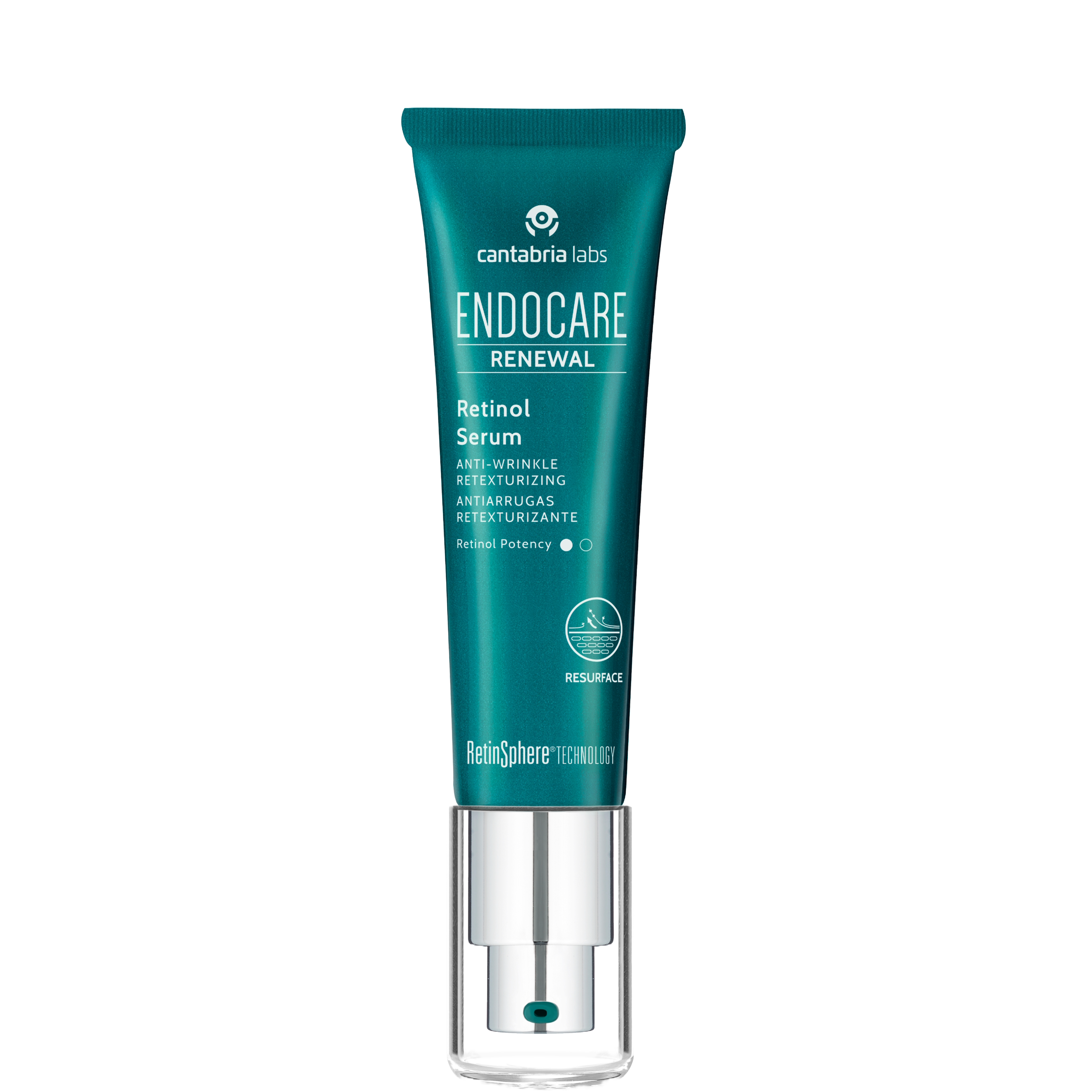 Endocare Renewal Retinol Intensive Serum 0.2% 30 ml with RetinSphere Technology for anti-wrinkle and skin firming care. Ideal for all skin types.