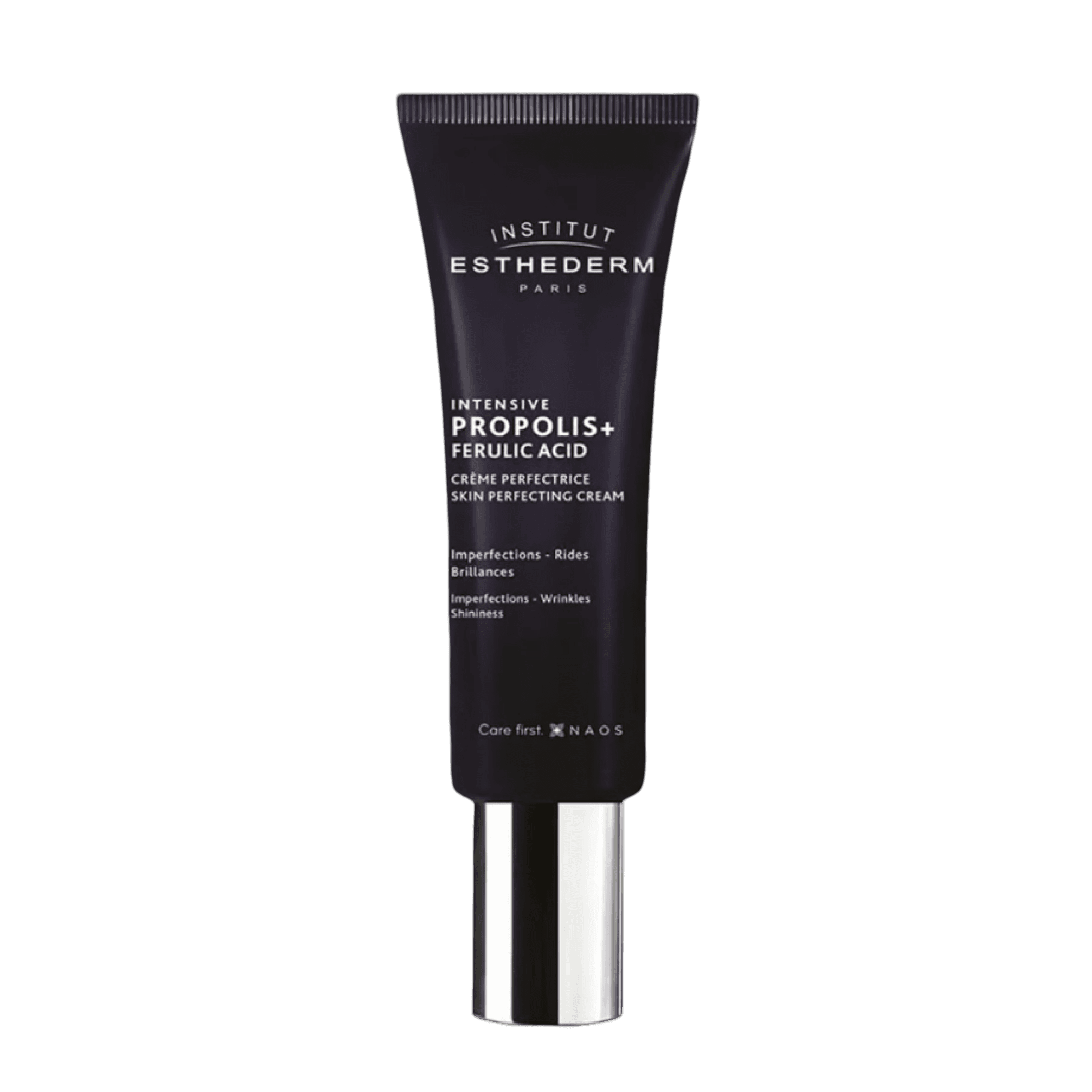 Esthederm Intensive Propolis + Ferulic Acid Skin Perfecting Cream 50 ml enhances skin clarity and texture. Formulated with purifying propolis and antioxidant ferulic acid, it reduces imperfections and protects against environmental stressors.