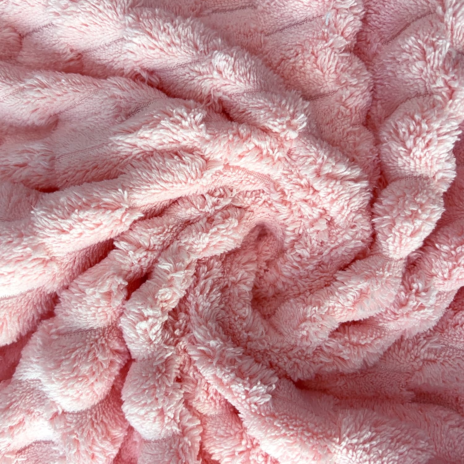 Close-up of pink Mermaid Hair Towel showing ultra-soft microfiber texture for superior absorption and smooth hair protection.