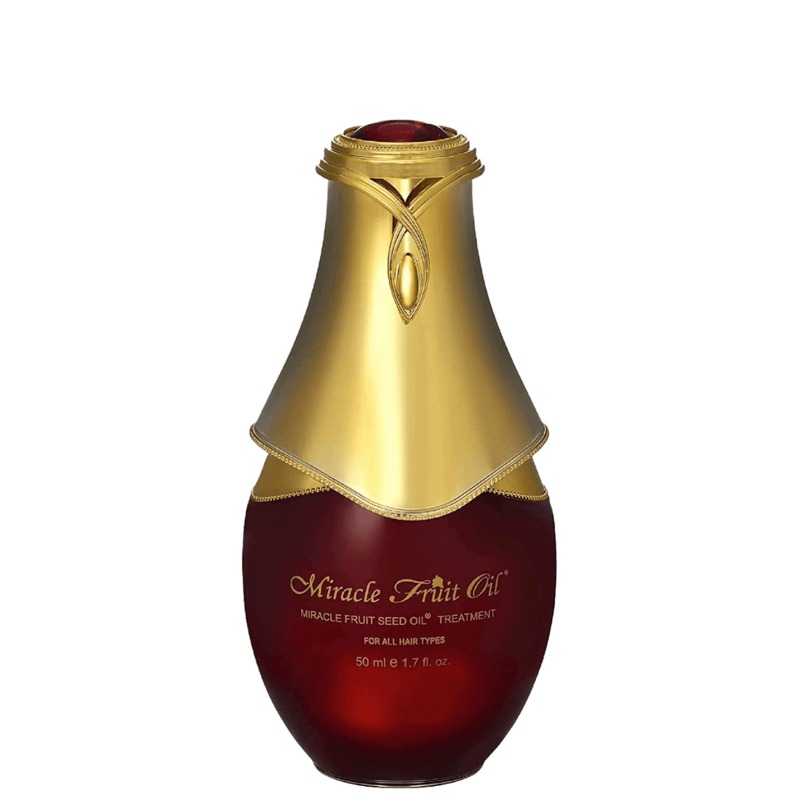 Miracle Fruit Seed Oil Treatment 50 ml leave-in hair treatment for all hair types. Strengthens hair, reduces breakage, and restores damaged hair.