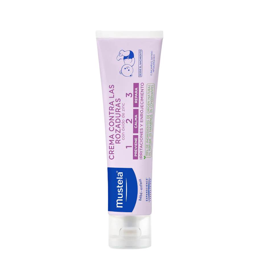 Mustela Vitamin Barrier 50 ml nappy rash cream for babies, designed for diaper area protection and soothing irritation. Ideal for newborn skincare.