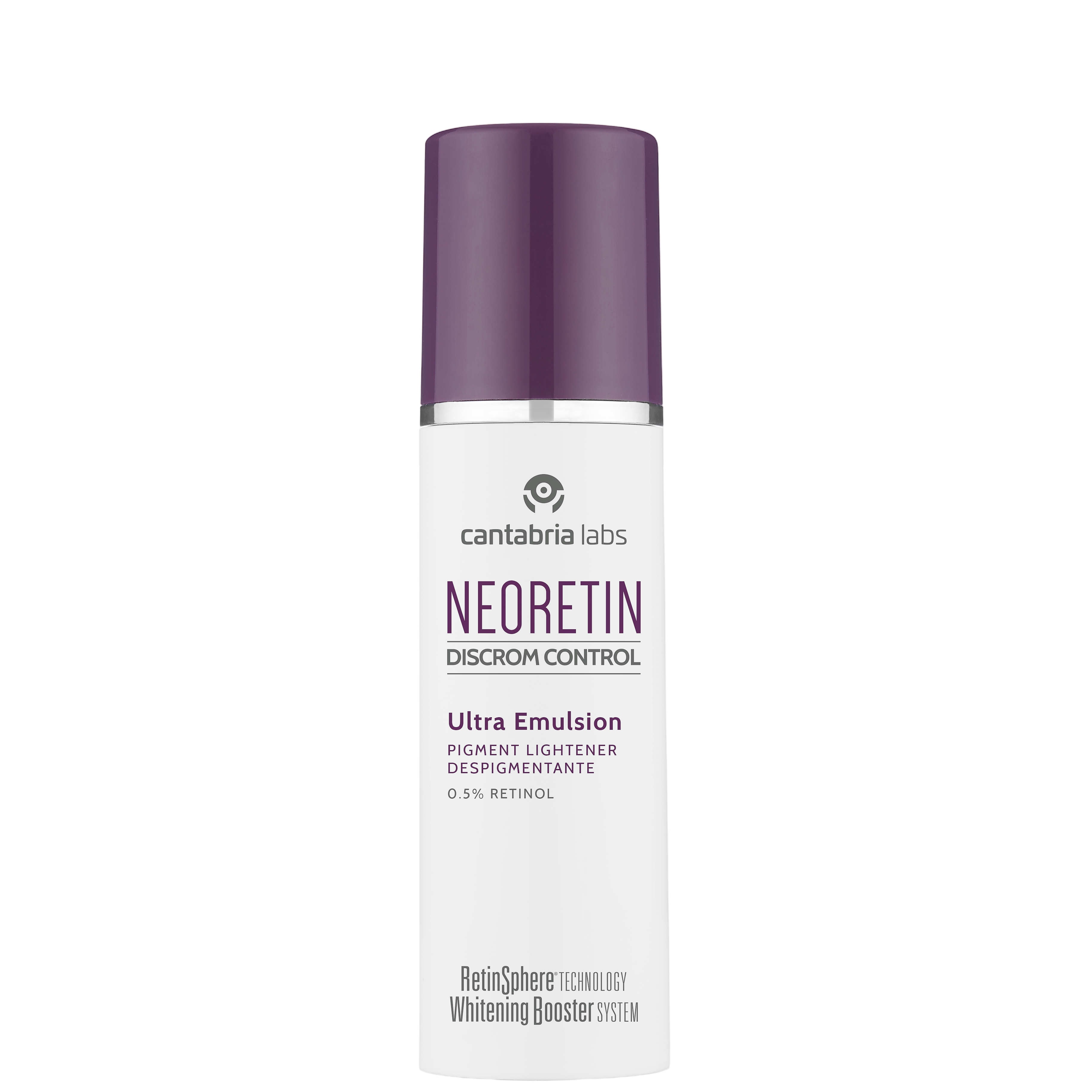Neoretin Discrom Ultra Emulsion - Dark Spots Treatment facial serum with 0.5% retinol for hyperpigmentation and uneven skin tone correction.