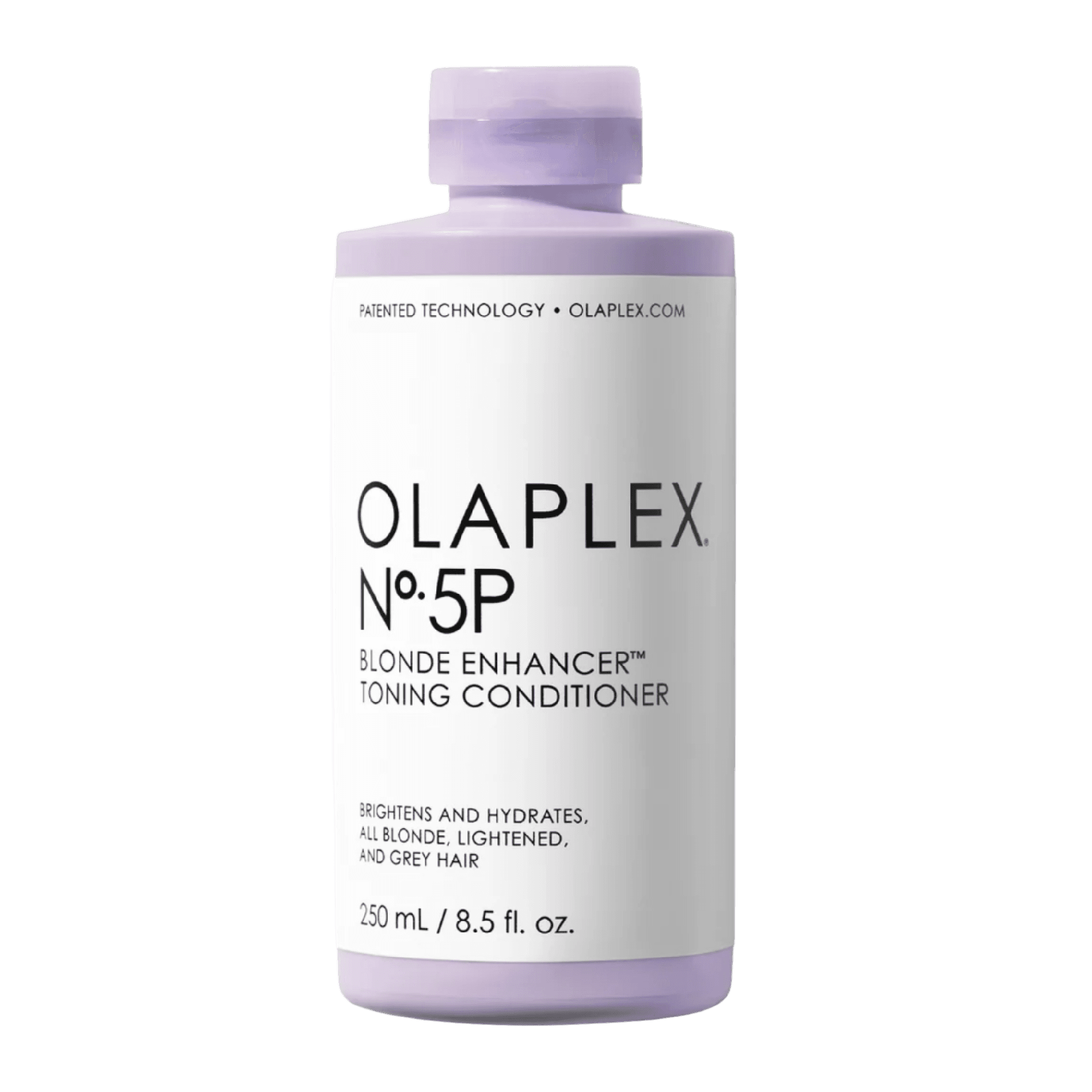 Olaplex Blonde Enhancer Toning Conditioner No.5P 250 ml for blonde, silver, and highlighted hair. Neutralizes brassy tones and strengthens hair bonds.