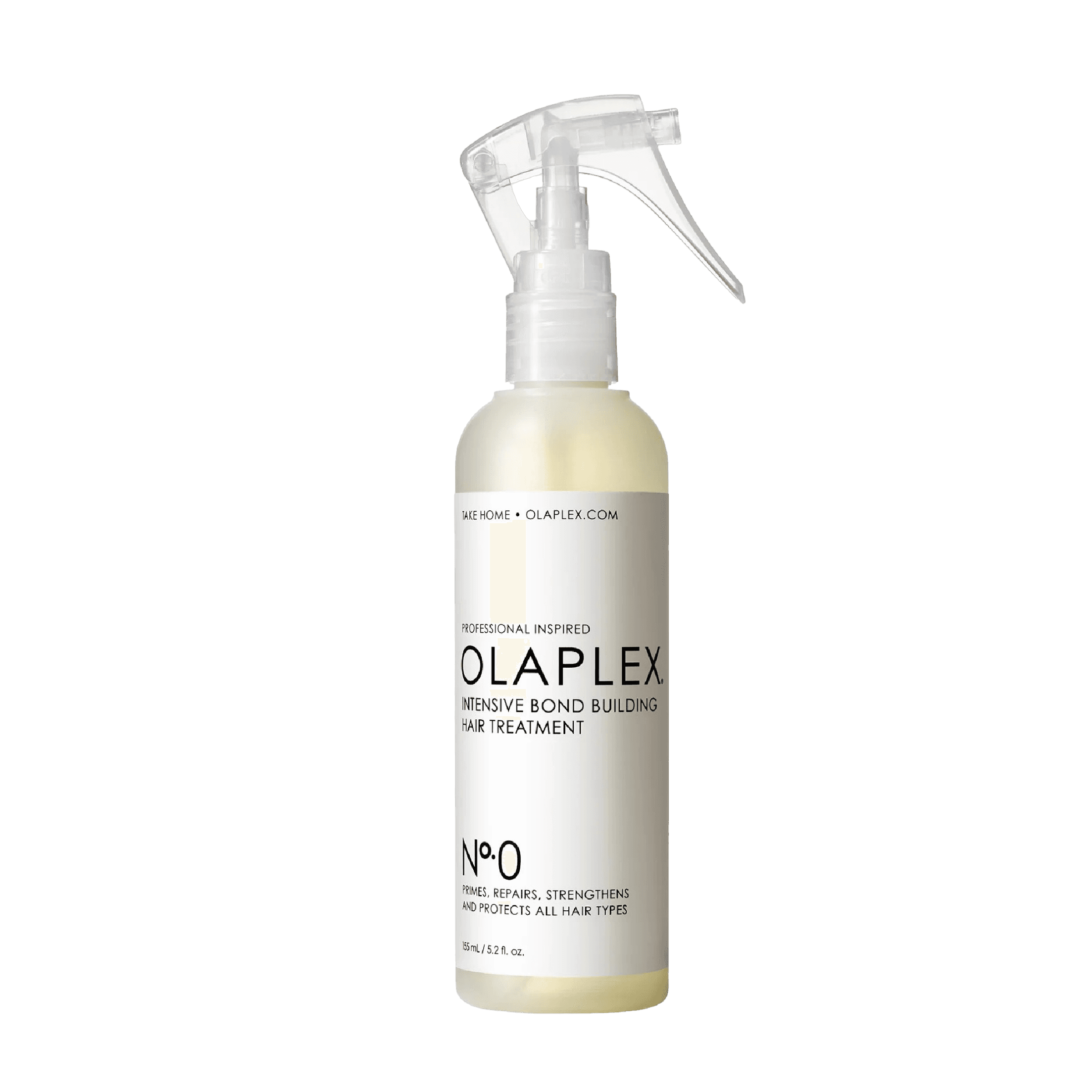 Olaplex Intensive Bond Building Hair Treatment No.0 155 ml, a professional-inspired hair treatment that primes for deeper repair, rebuilds bonds, and strengthens hair. Ideal for all hair types, especially damaged, brittle, or color-treated hair.