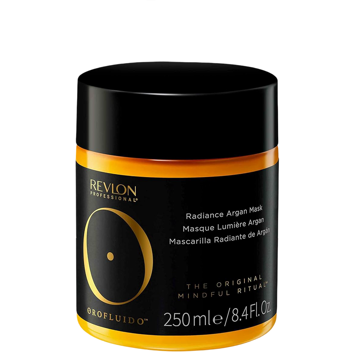 Revlon Orofluido Argan Mask jar for radiant hair