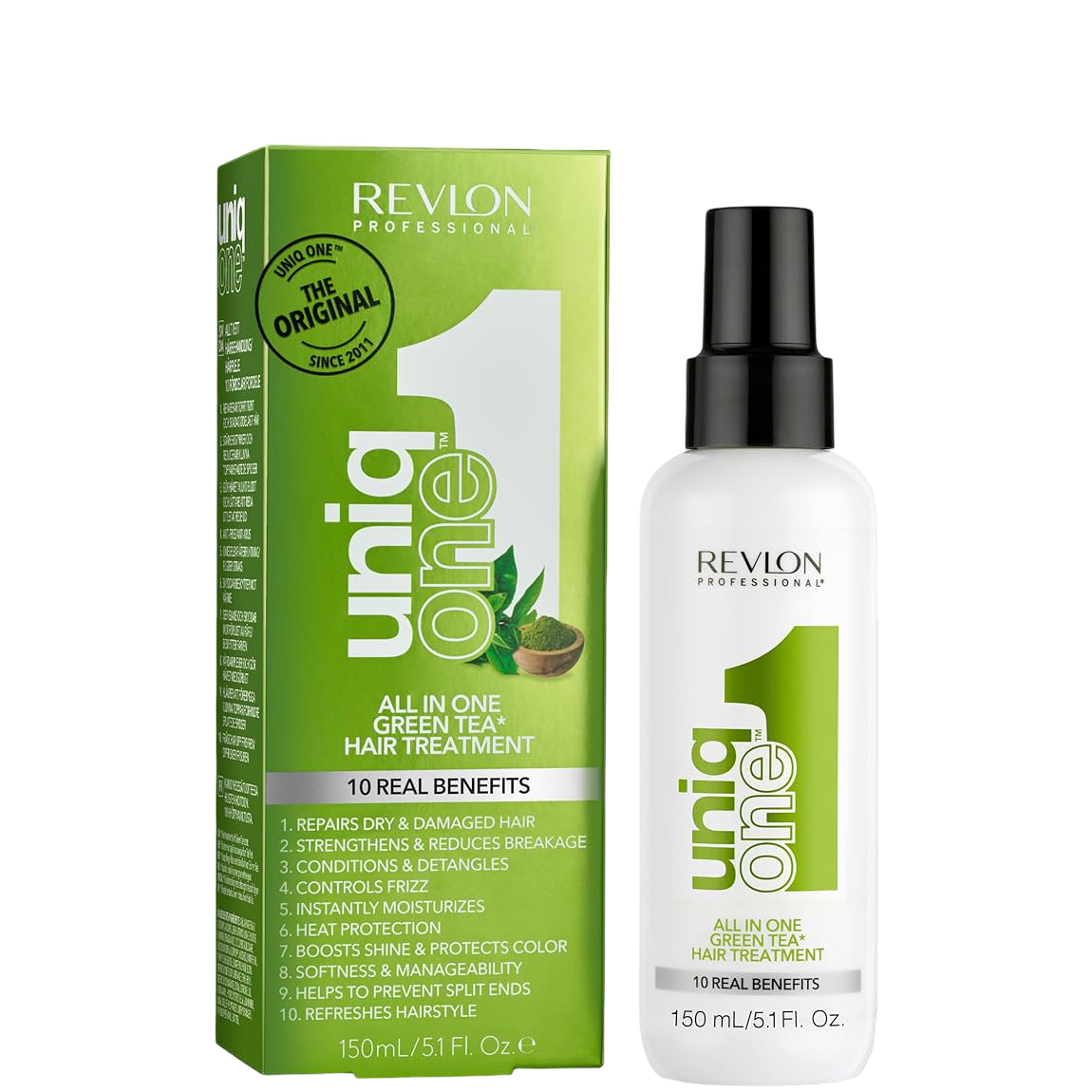 Revlon Uniq One Green Tea Leave-in Treatment 150 ml with box