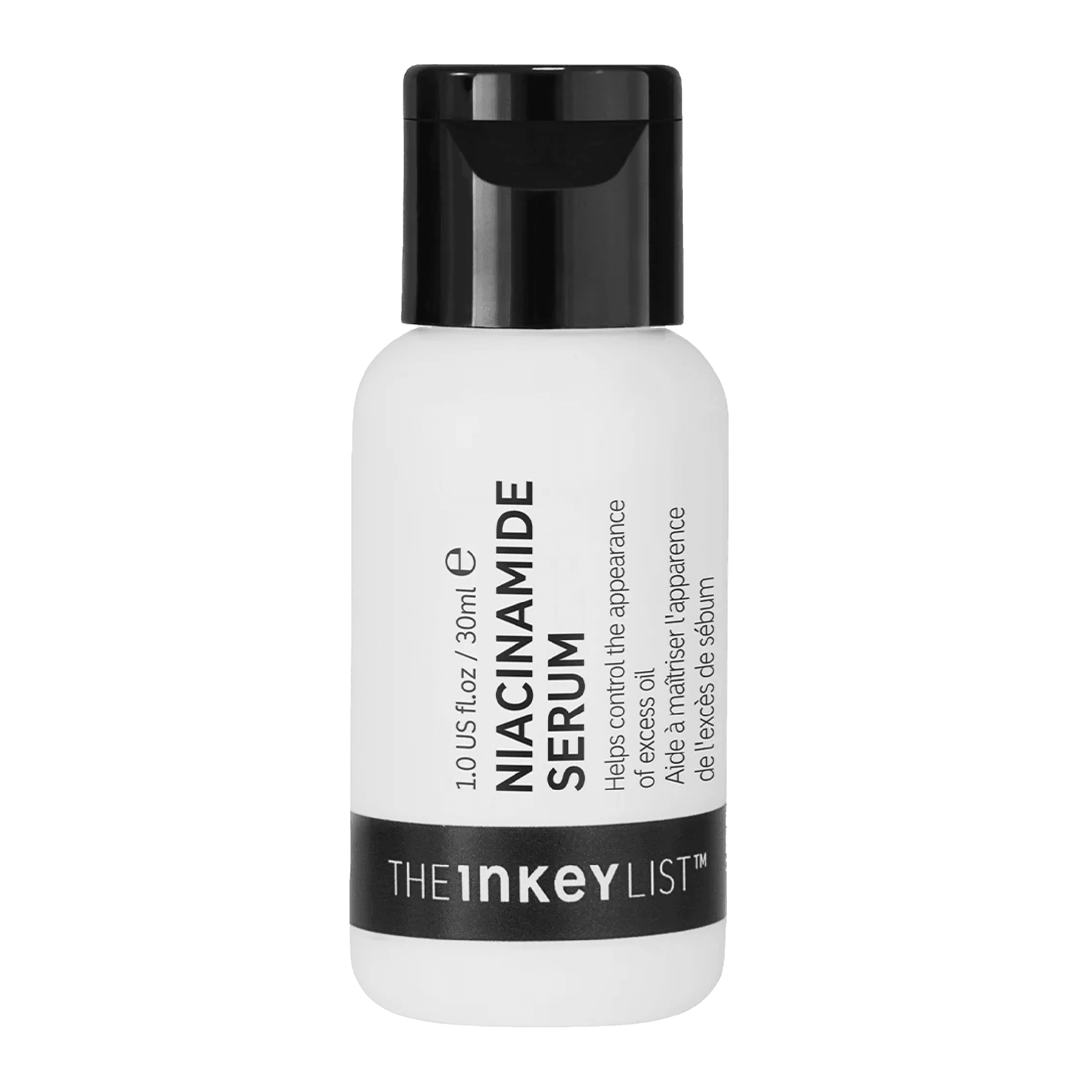 The Inkey List Niacinamide Serum 30 ml for oily skin, helps control excess oil, reduce blemishes, and hydrate with 10% Niacinamide & Hyaluronic Acid.