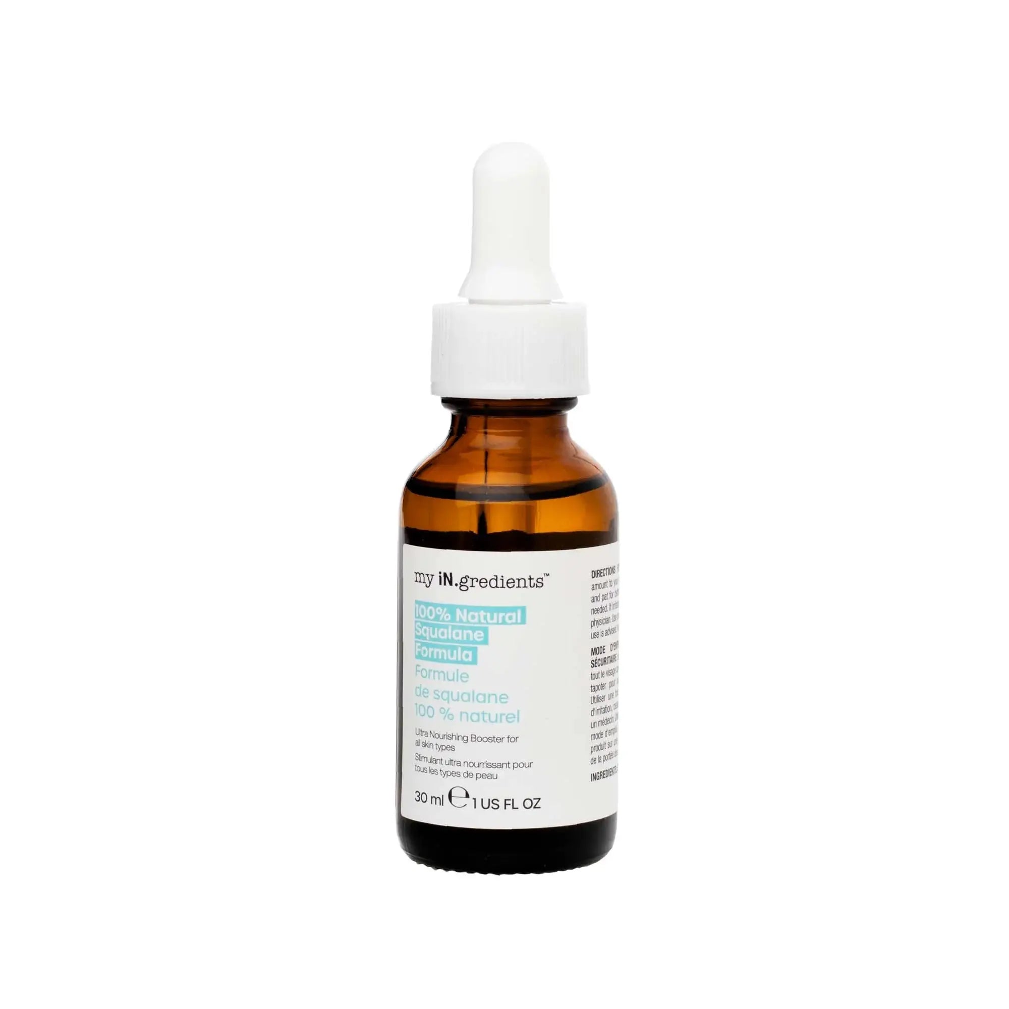 my ingredients - Natural Plant-Derived Squalane Oil